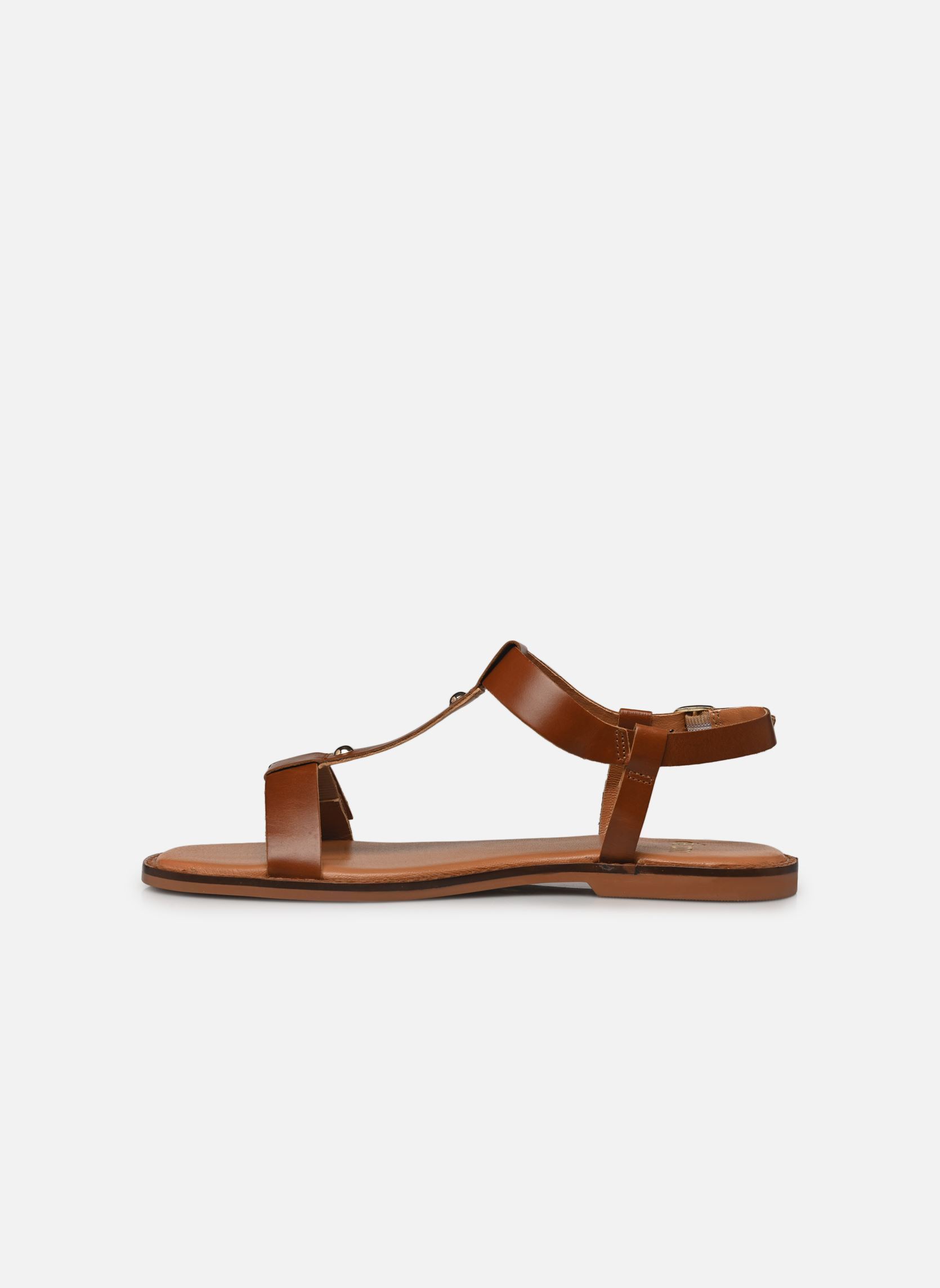 Sandalias planas Narbona mujer marrón Eram Sandalias planas Narbona mujer marrón Cognac