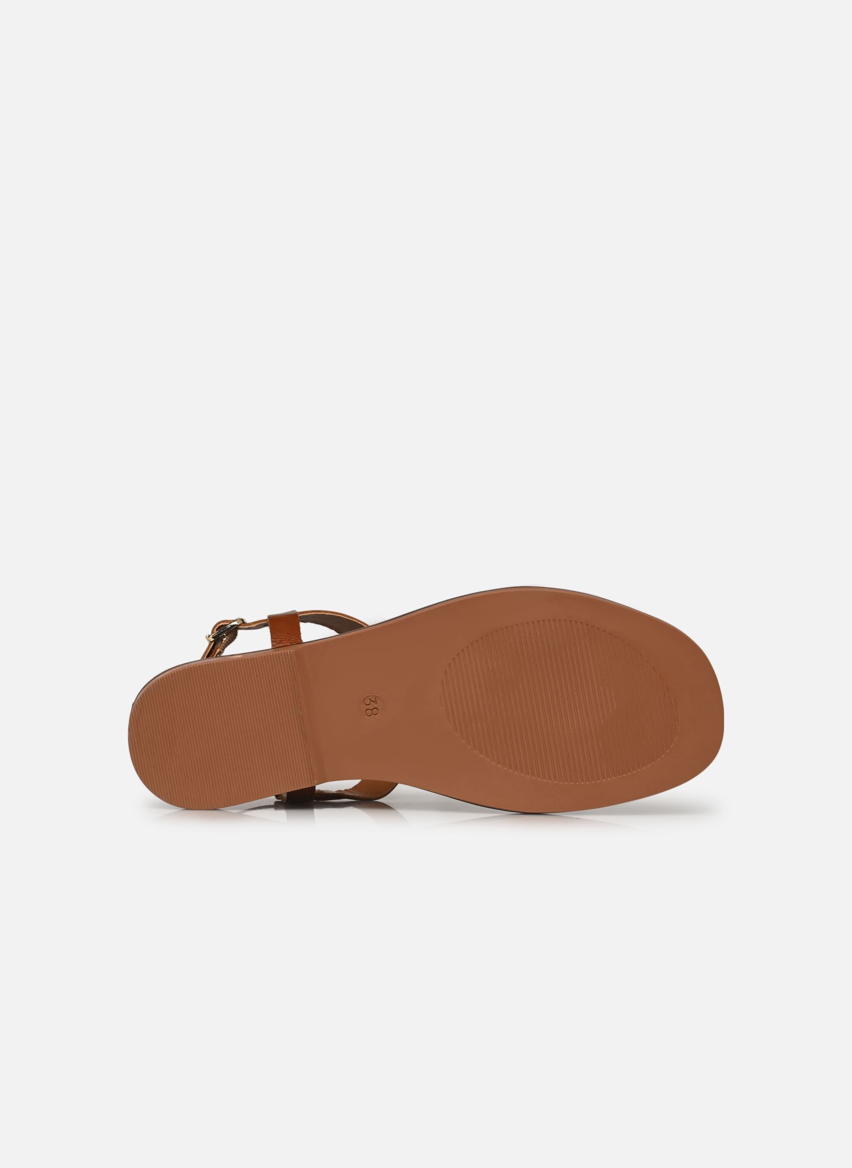 Sandalias planas Narbona mujer marrón Eram Sandalias planas Narbona mujer marrón Cognac