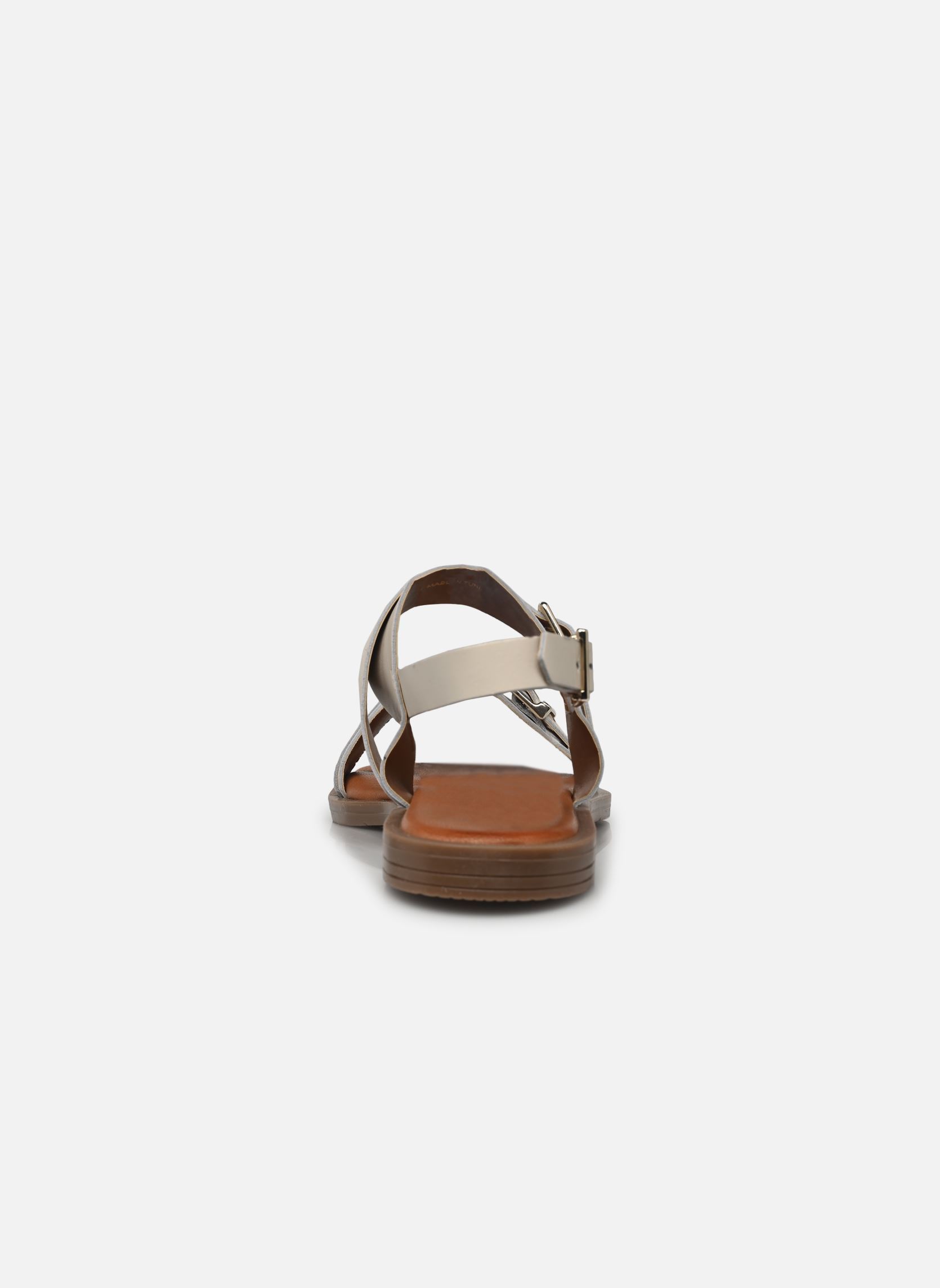 Platte sandalen Nickie dames wit Eram Platte sandalen Nickie dames wit BLANC