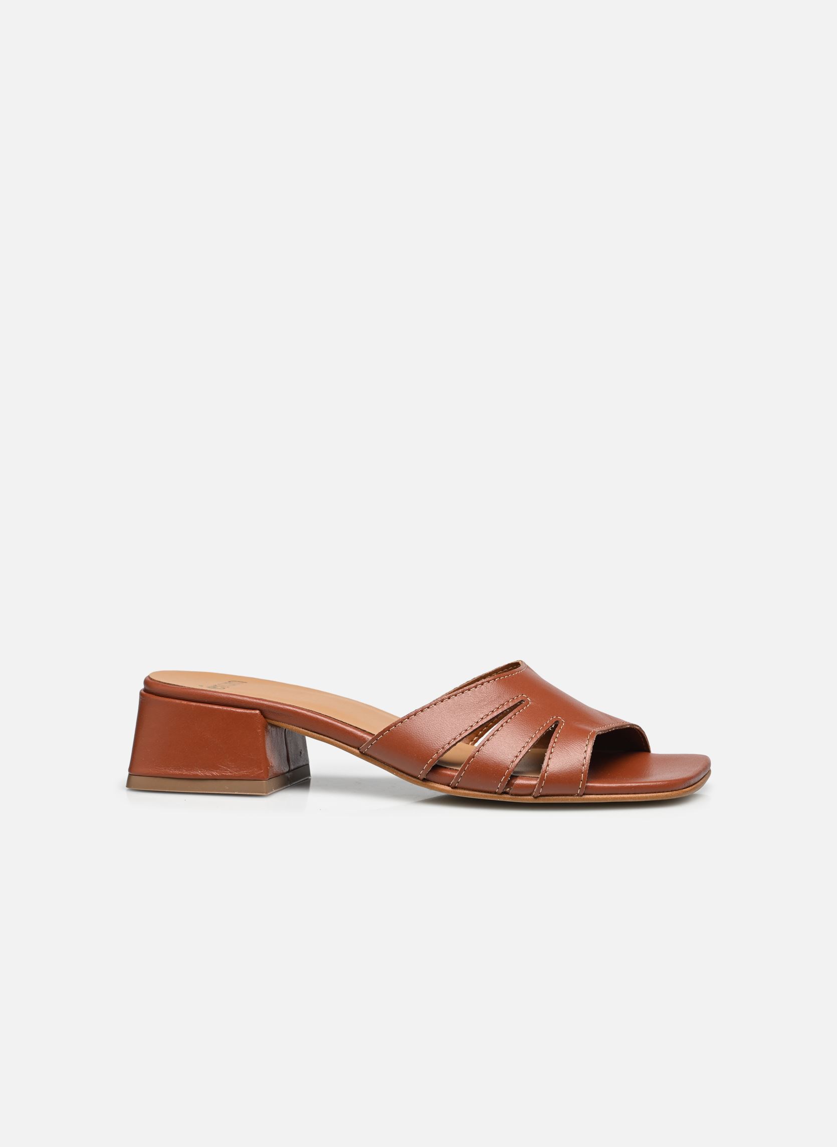 Zuecos y mules Yaninia mujer marrón Eram Zuecos y mules Yaninia mujer marrón Cognac