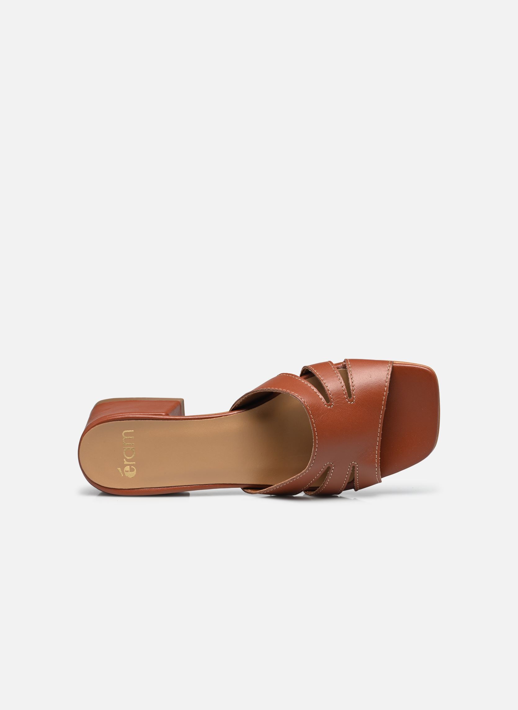 Zuecos y mules Yaninia mujer marrón Eram Zuecos y mules Yaninia mujer marrón Cognac
