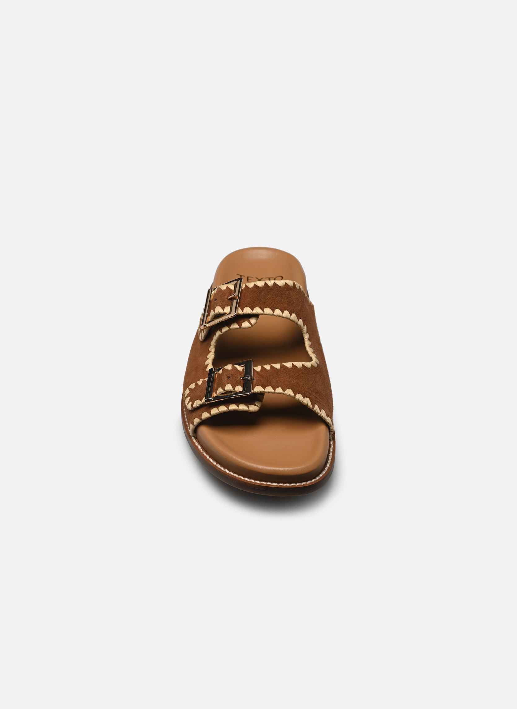 Muilen en klompen Mainao dames bruin Texto Muilen en klompen Mainao dames bruin Camel