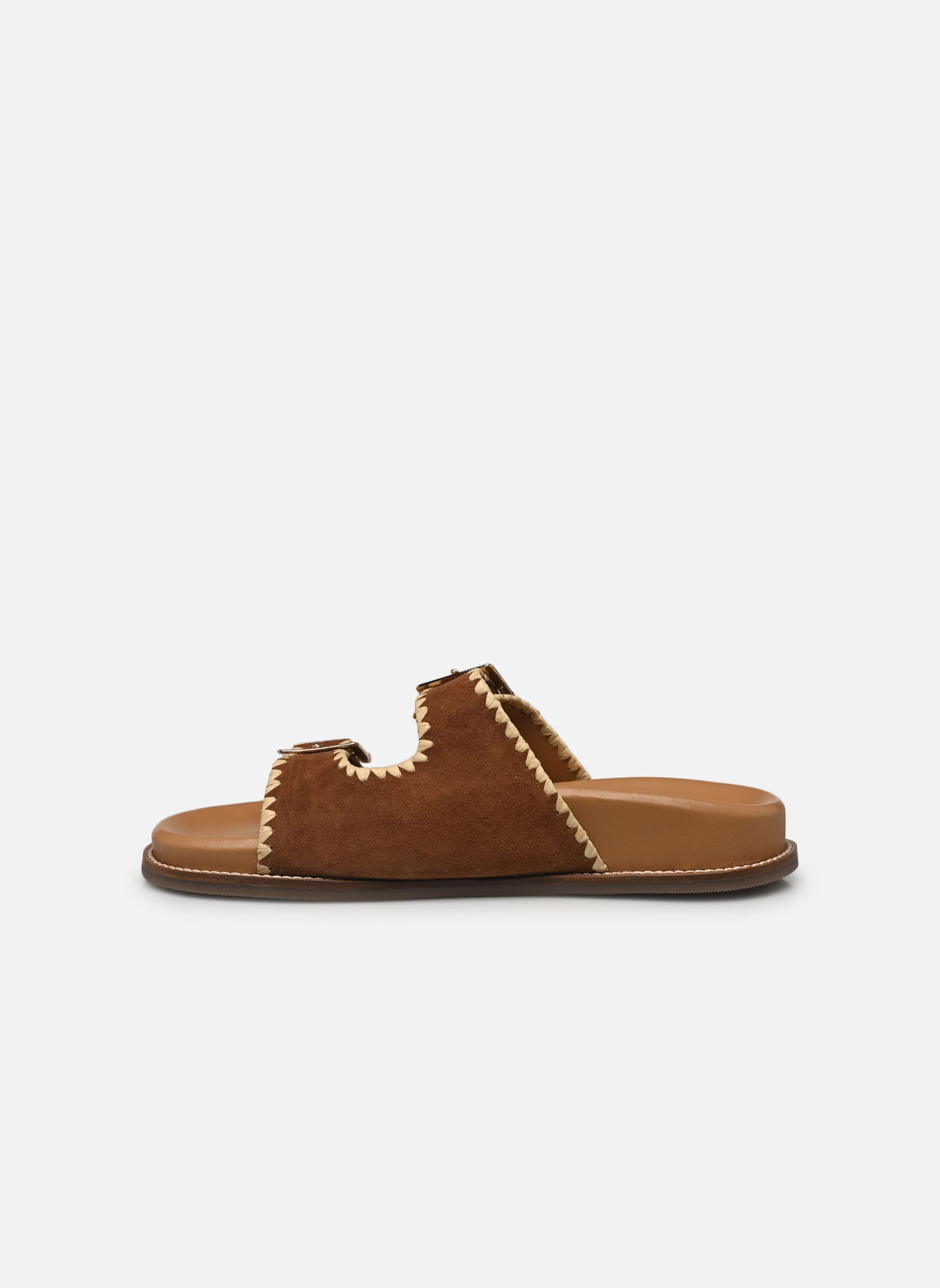 Muilen en klompen Mainao dames bruin Texto Muilen en klompen Mainao dames bruin Camel