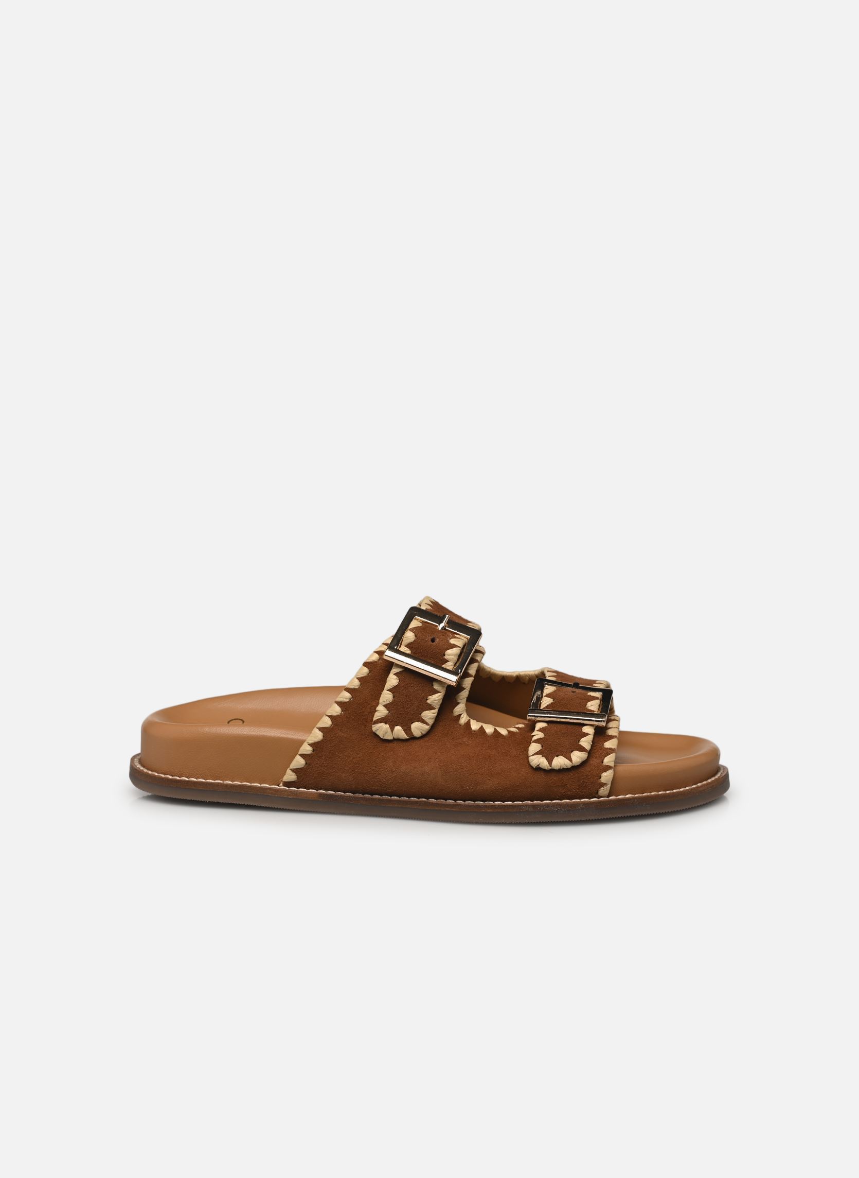 Muilen en klompen Mainao dames bruin Texto Muilen en klompen Mainao dames bruin Camel
