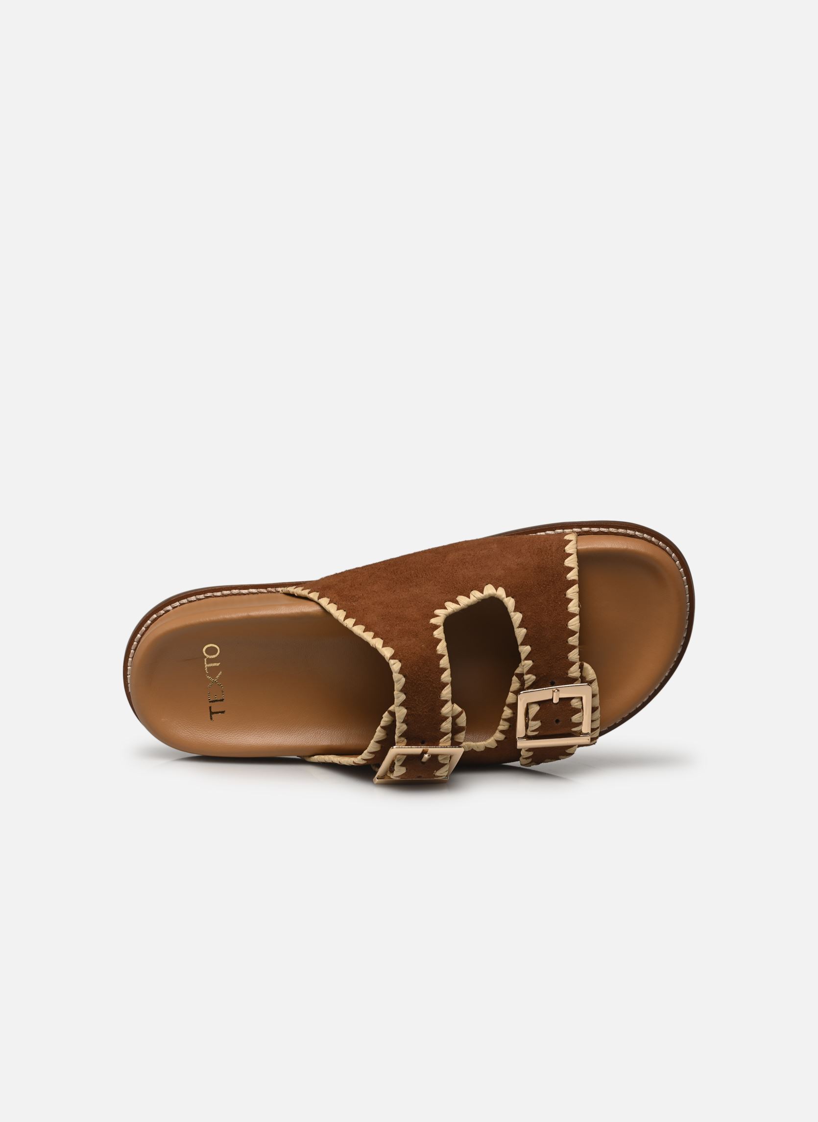 Muilen en klompen Mainao dames bruin Texto Muilen en klompen Mainao dames bruin Camel