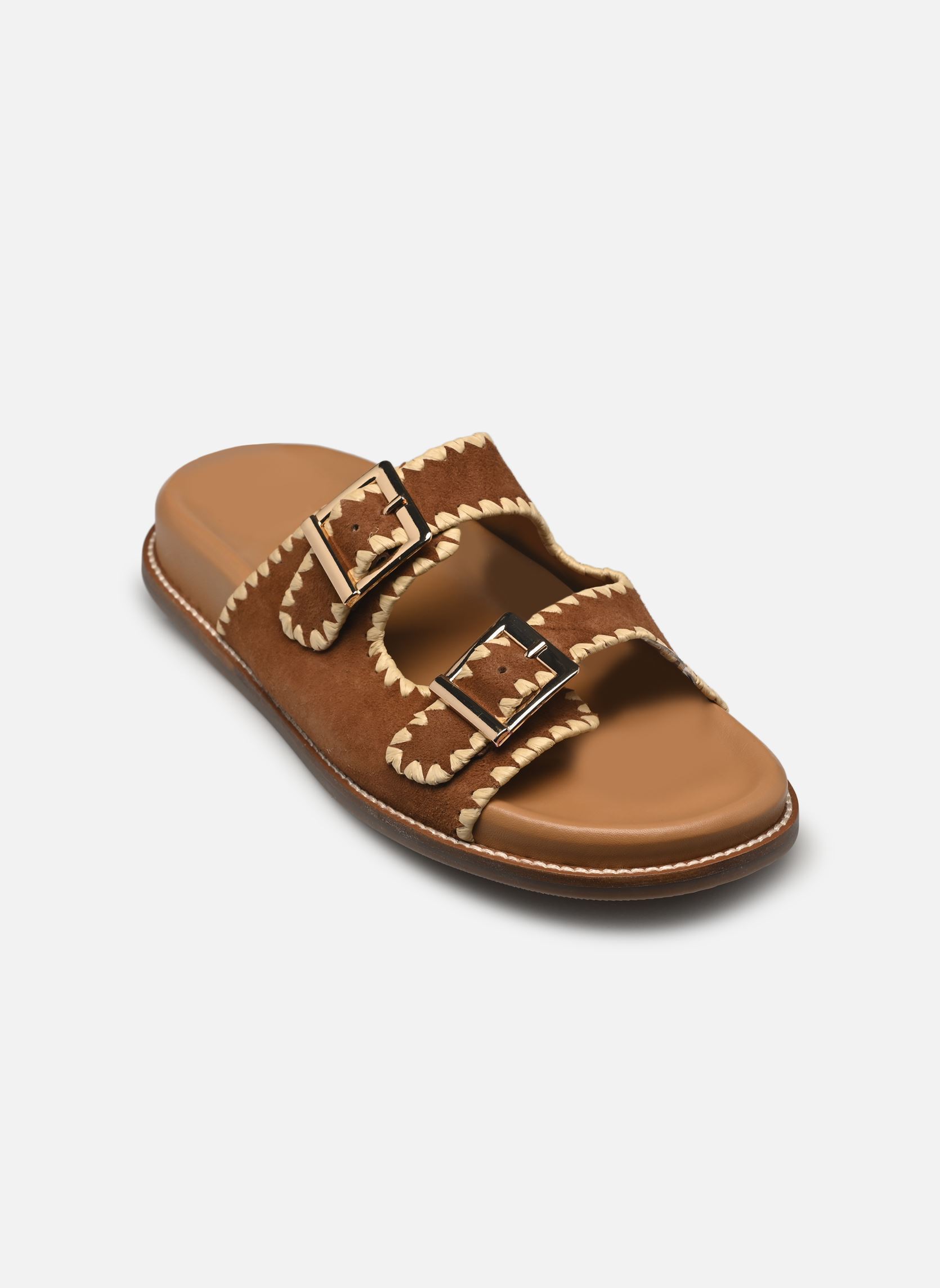 Muilen en klompen Mainao dames bruin Texto Muilen en klompen Mainao dames bruin Camel
