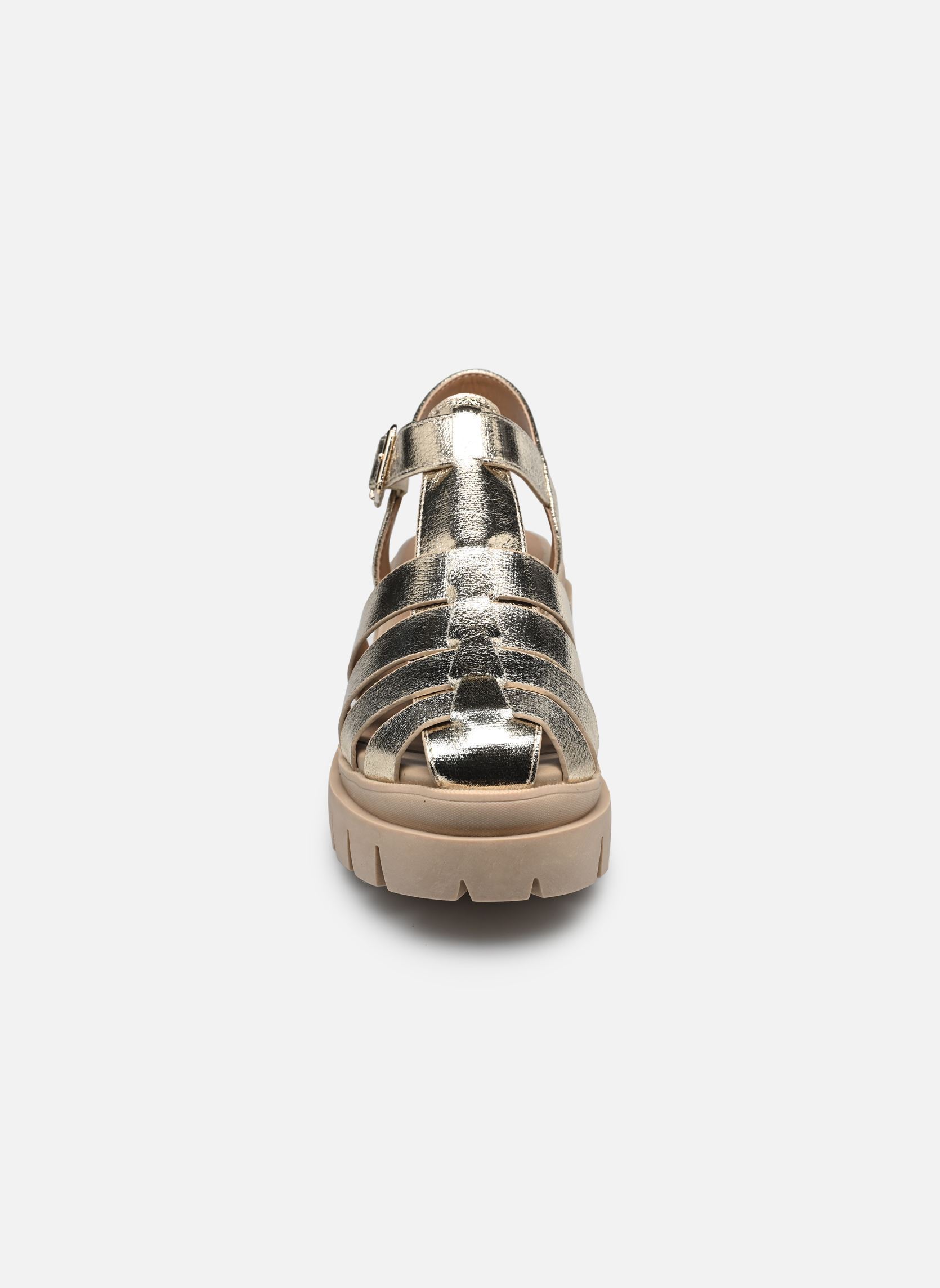 Sandales Miror femme or et bronze Texto Sandales Miror femme or et bronze Or