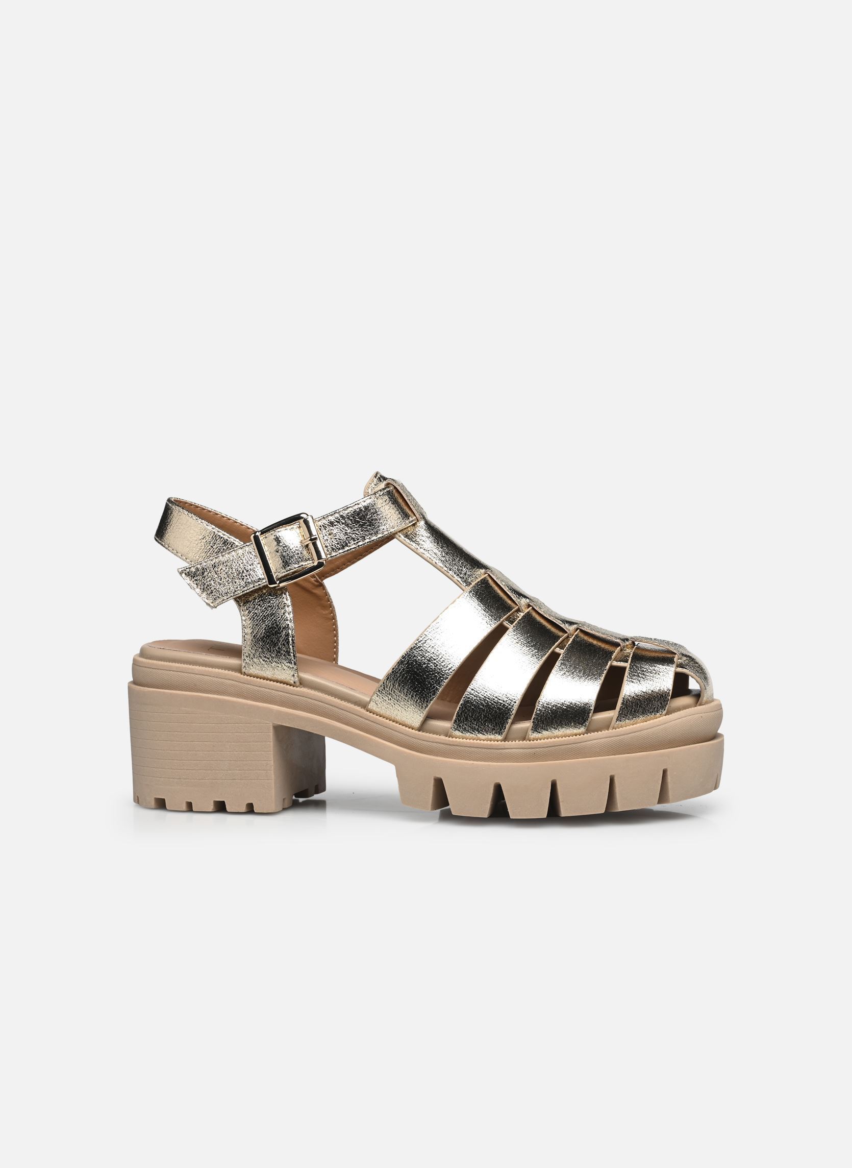 Sandales Miror femme or et bronze Texto Sandales Miror femme or et bronze Or