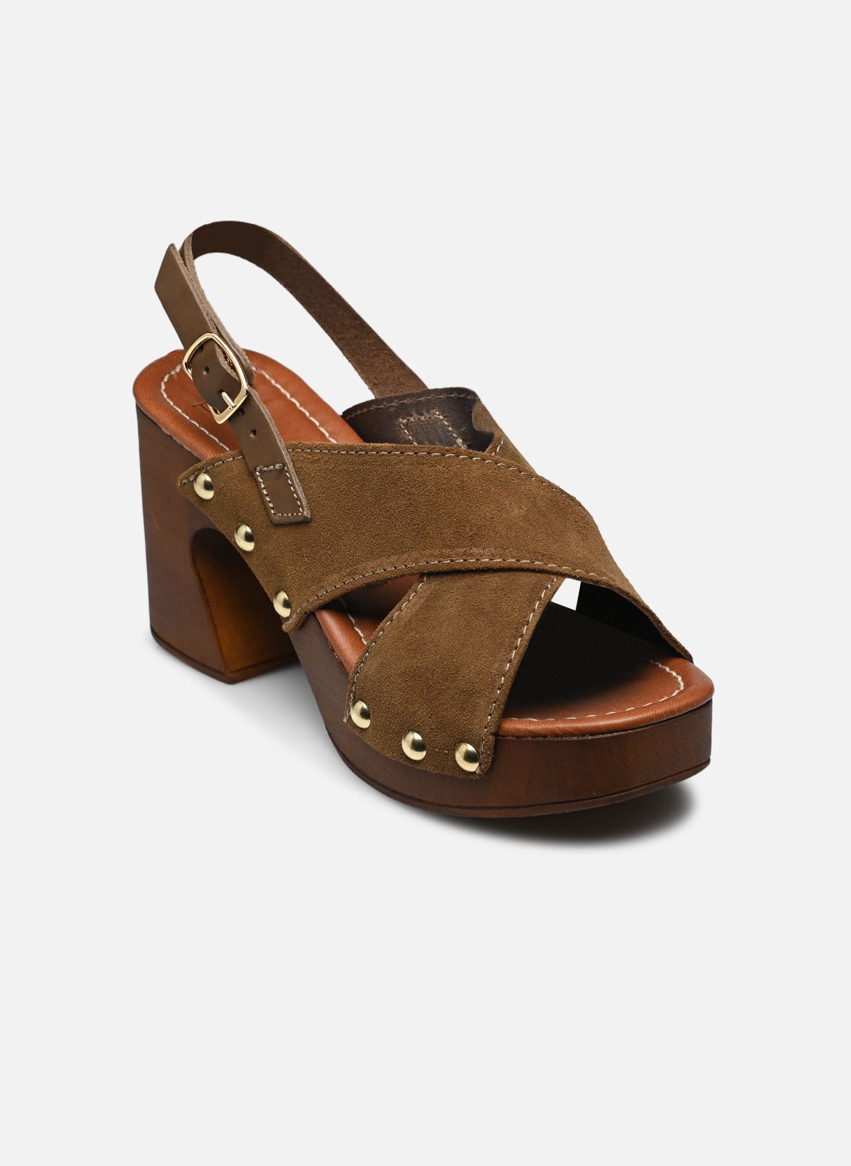Sandales Gorica femme vert Texto Sandales Gorica femme vert KAKI