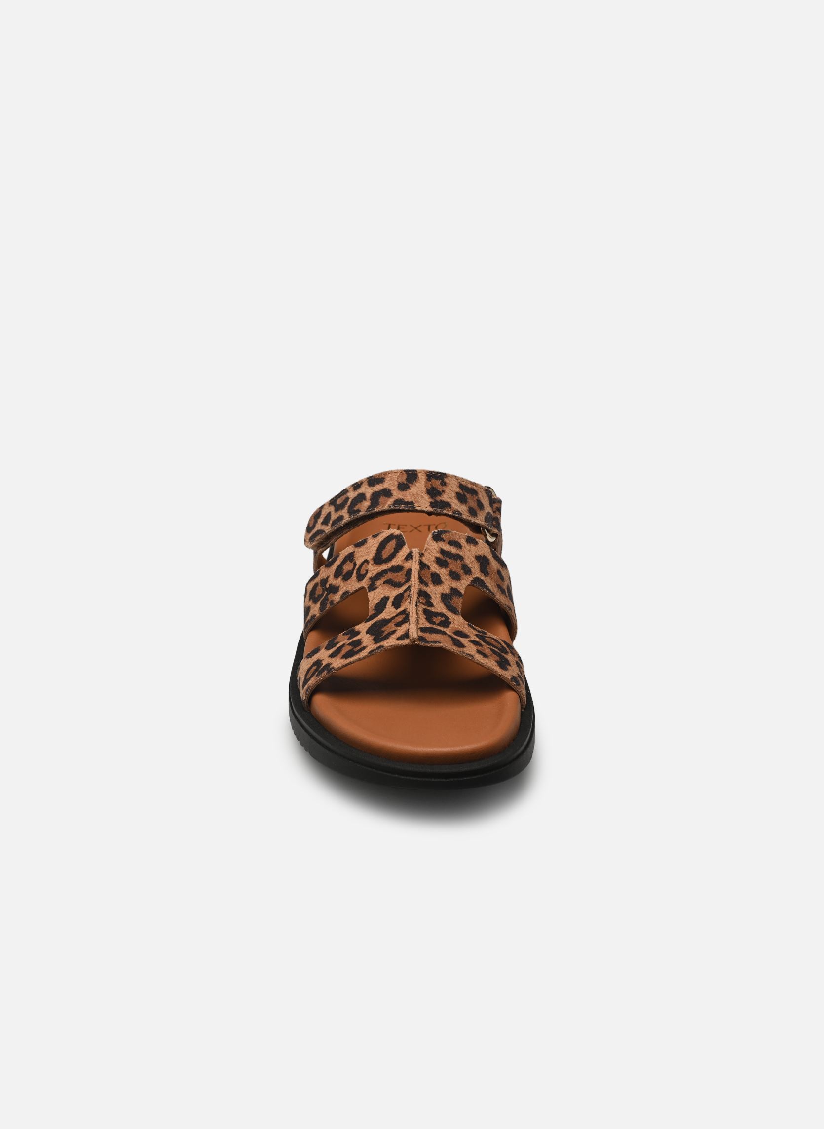 Muilen en klompen Maiane dames bruin Texto Muilen en klompen Maiane dames bruin Leopard