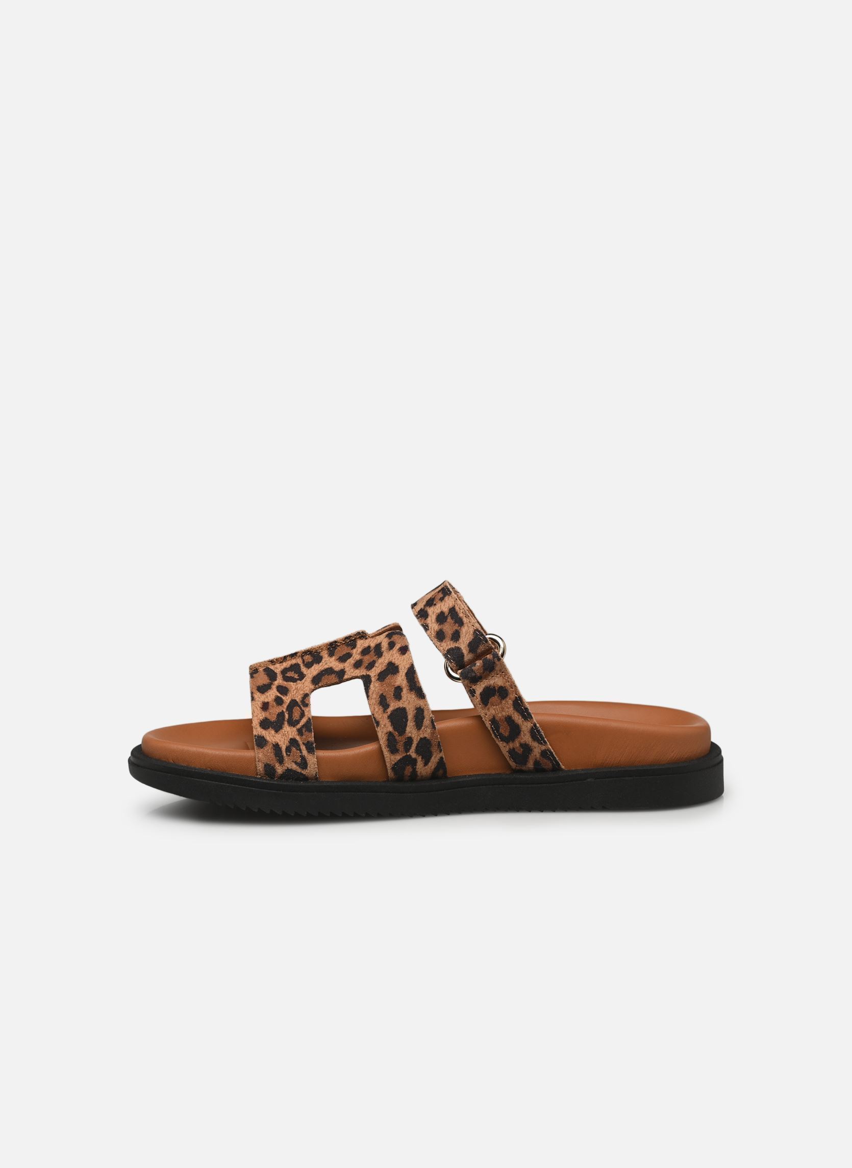 Muilen en klompen Maiane dames bruin Texto Muilen en klompen Maiane dames bruin Leopard