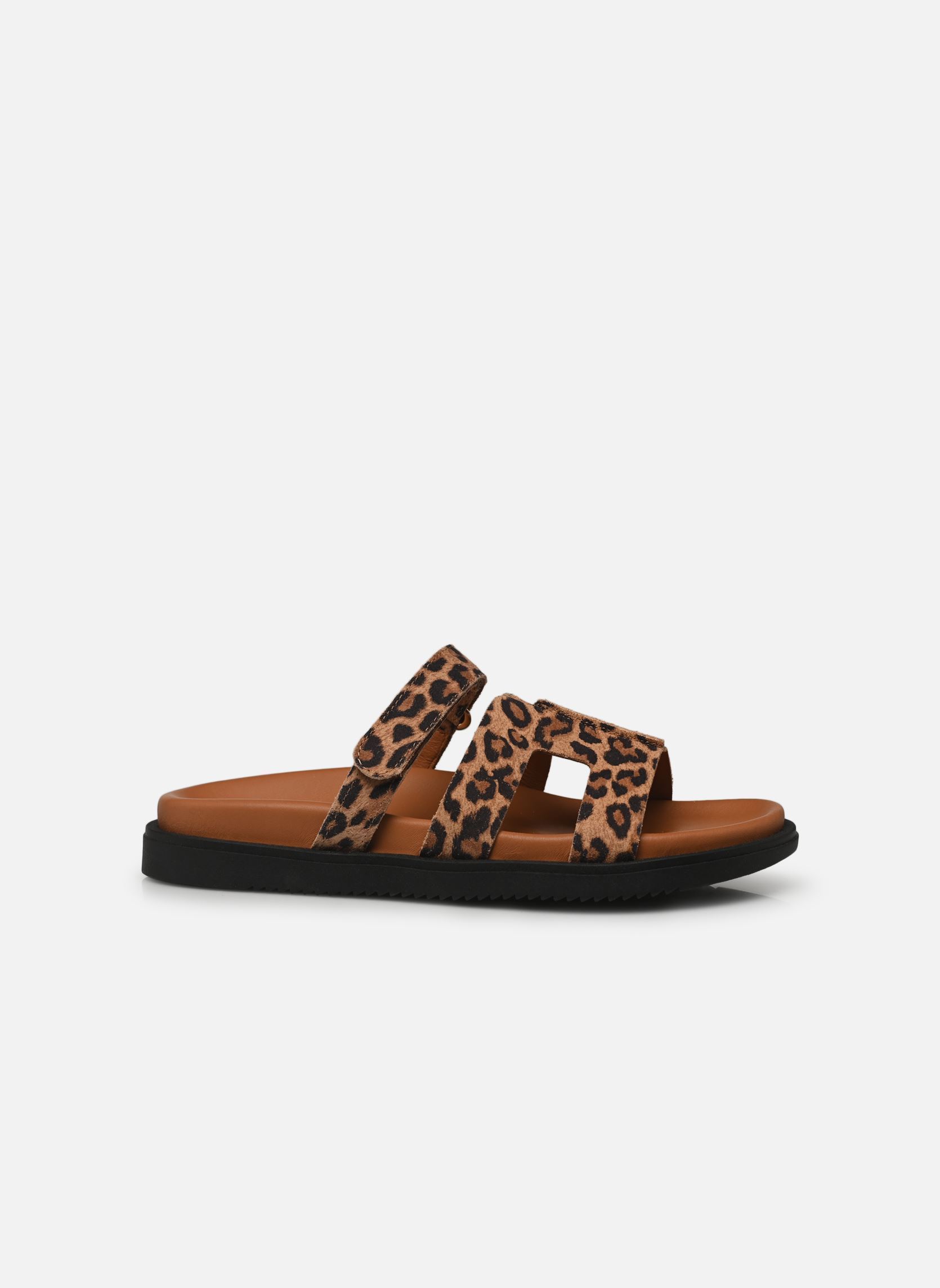 Muilen en klompen Maiane dames bruin Texto Muilen en klompen Maiane dames bruin Leopard