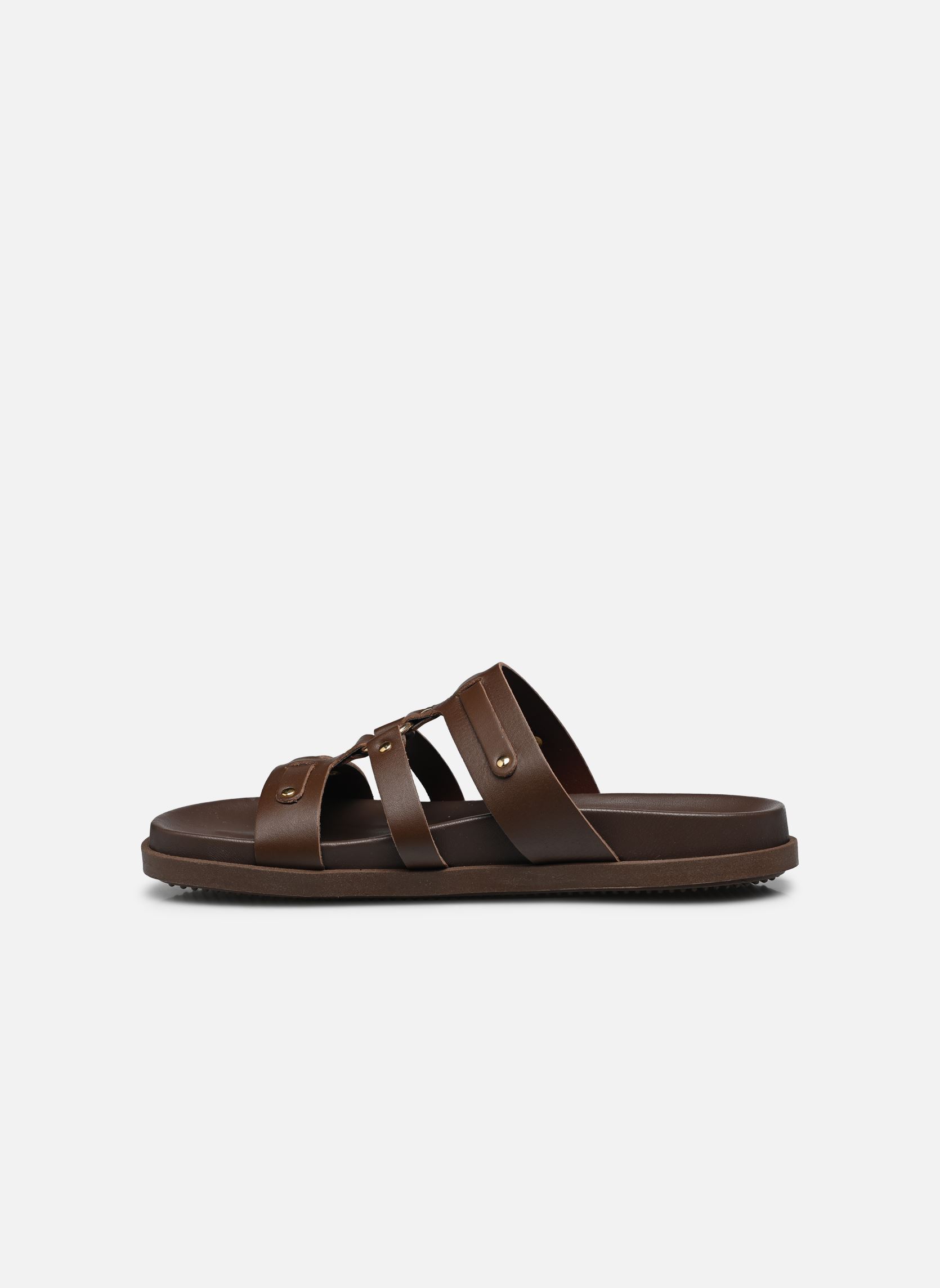 Mules et sabots Marni femme marron Texto Mules et sabots Marni femme marron marron