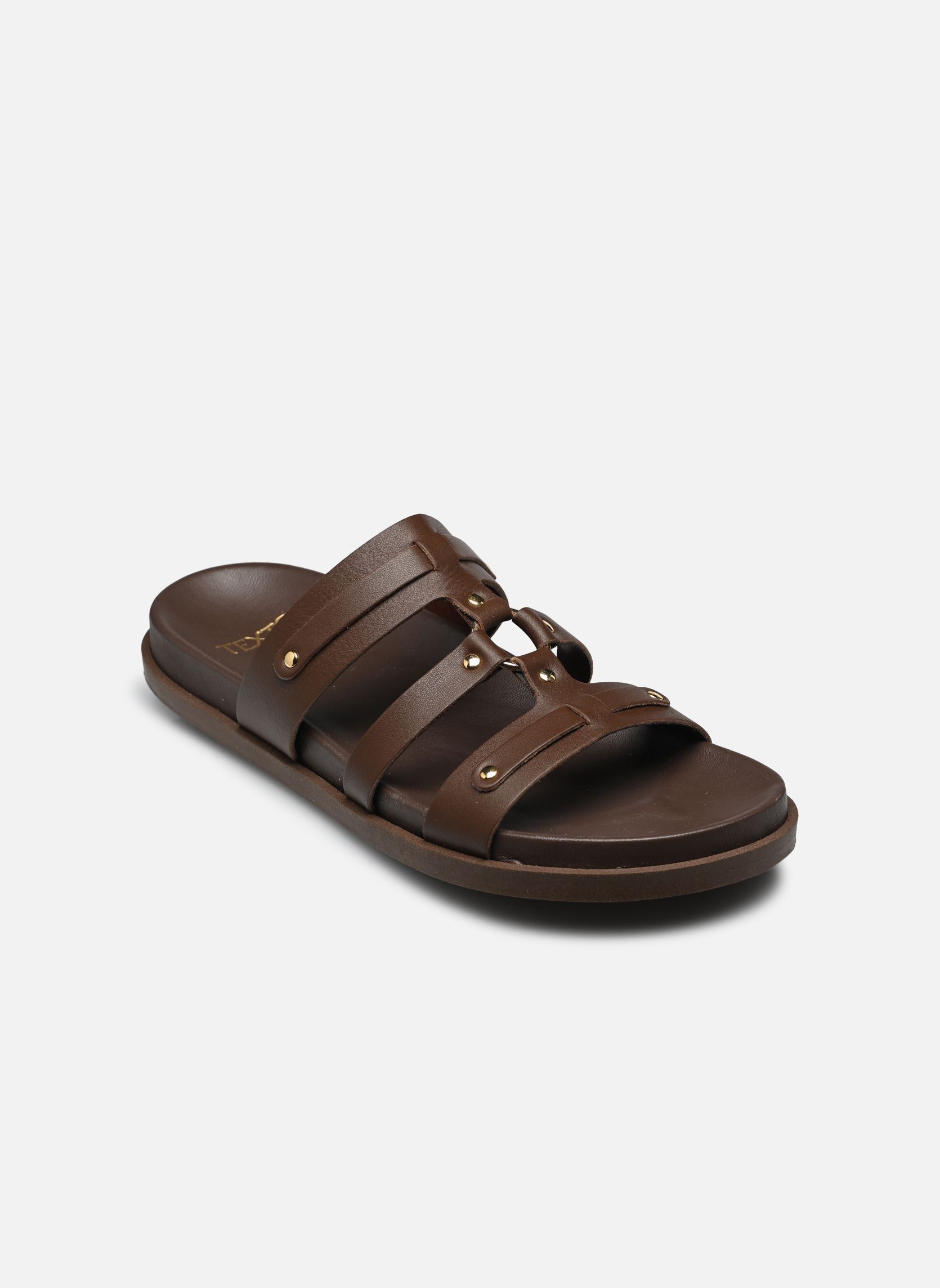 Pantoletten und Clogs Marni damen braun Texto Pantoletten und Clogs Marni damen braun marron