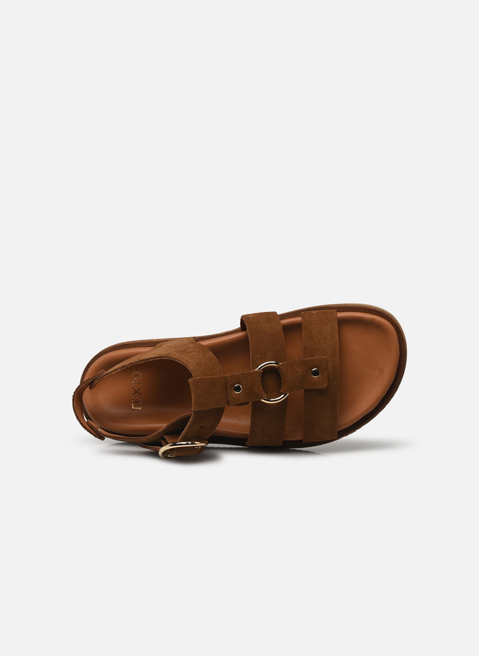 Platte sandalen Navy dames bruin Texto Platte sandalen Navy dames bruin Cognac