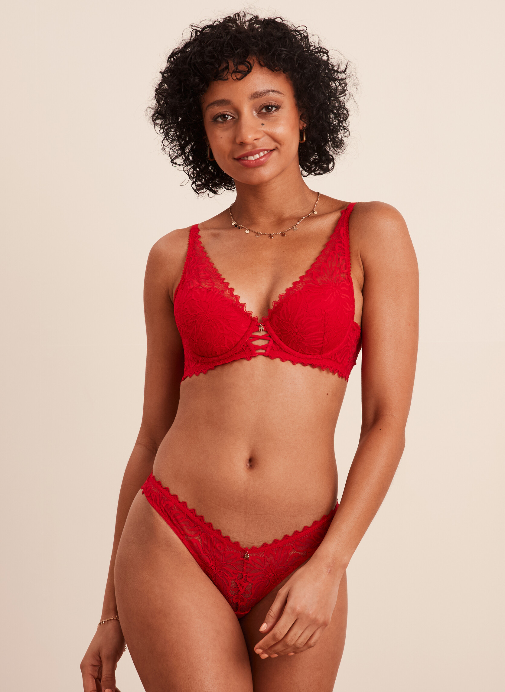 Brassières INDISCRETEPMWBFOULARD femme rouge Mosquitos Brassières INDISCRETEPMWBFOULARD femme rouge Rouge