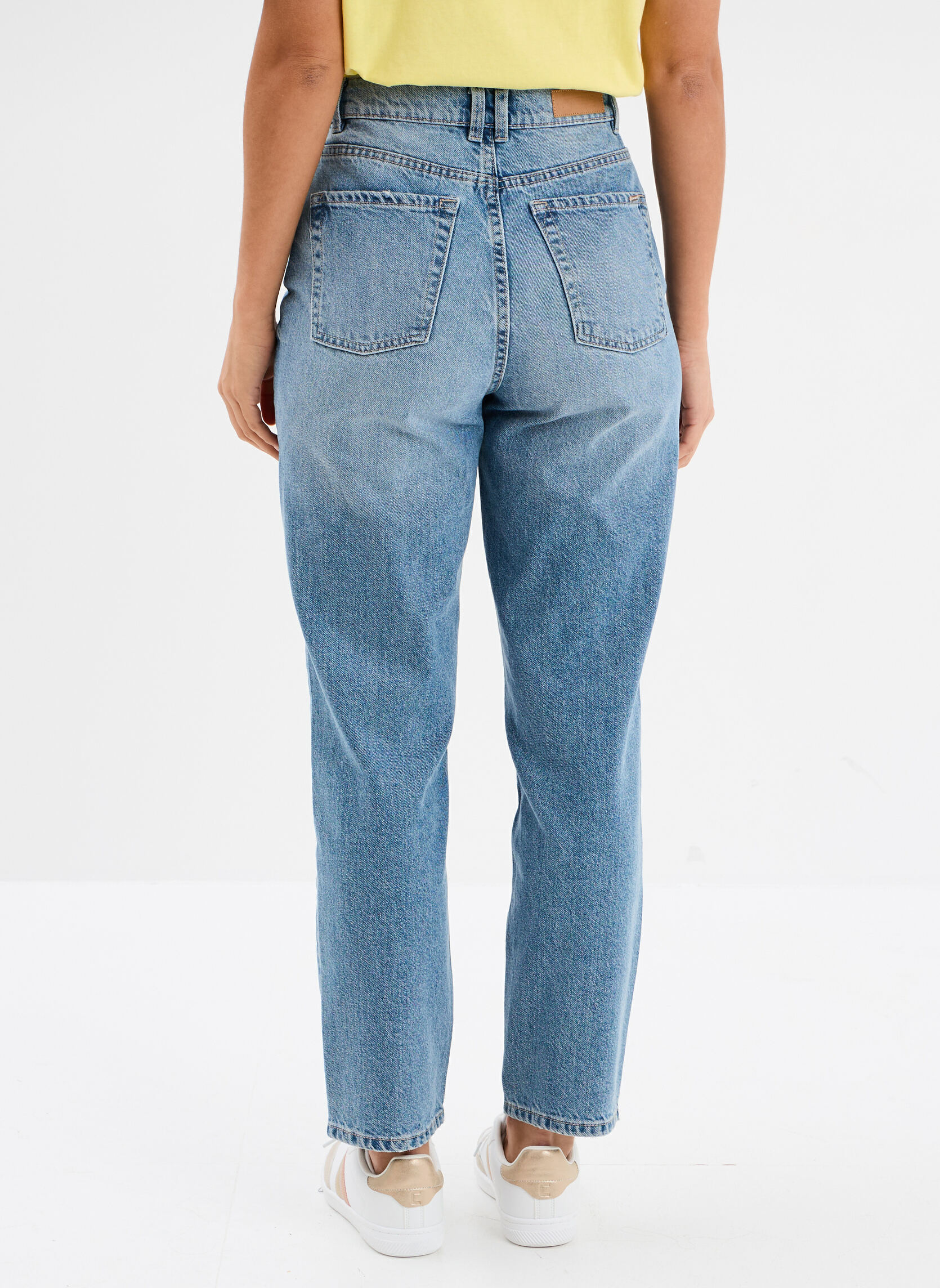 Jeans droit Jean - CRE3_DMOMATH25 femme bleu CREEKS Jeans droit Jean - CRE3_DMOMATH25 femme bleu Bleu denim