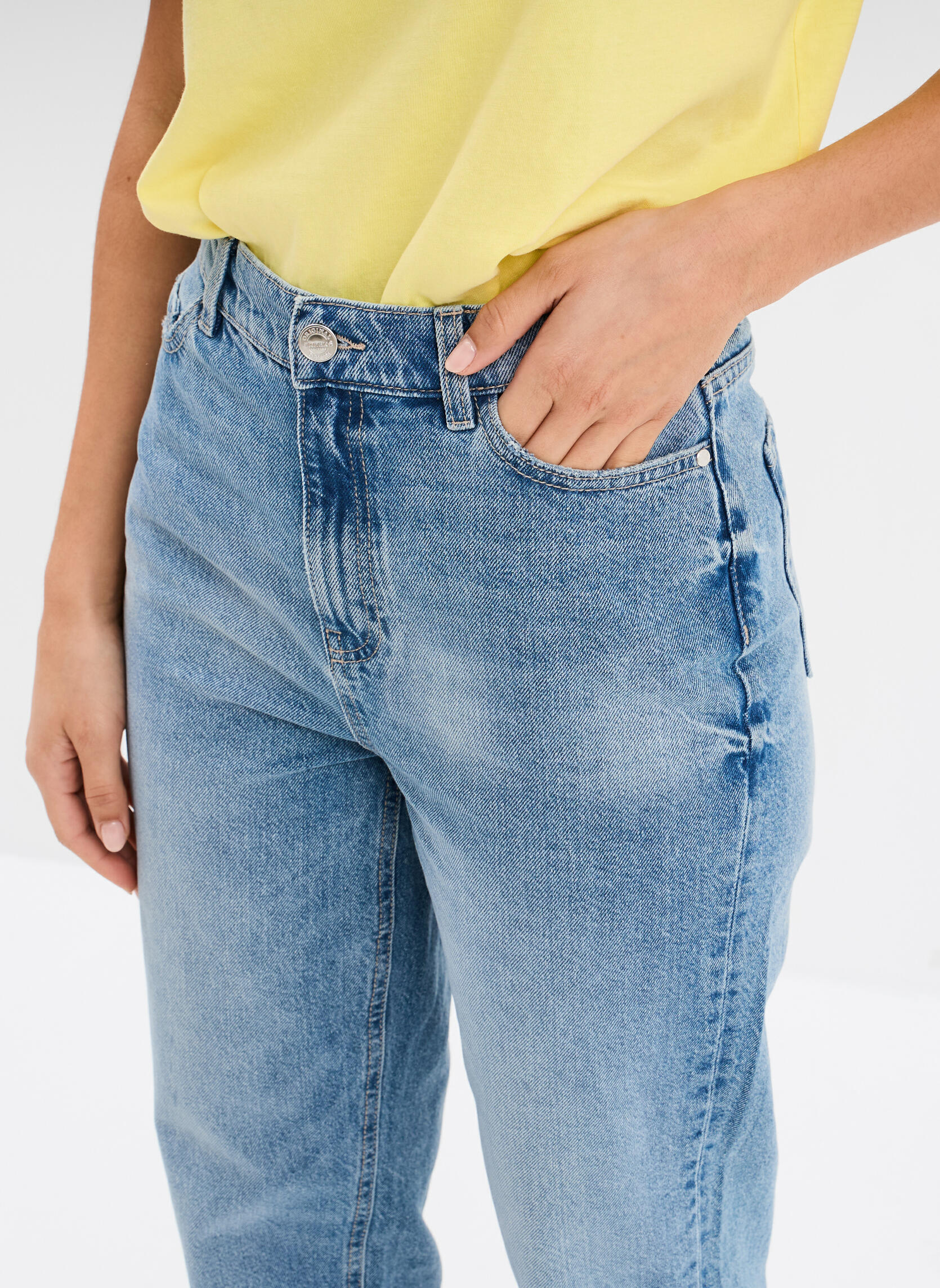 Jeans droit Jean - CRE3_DMOMATH25 femme bleu CREEKS Jeans droit Jean - CRE3_DMOMATH25 femme bleu Bleu denim