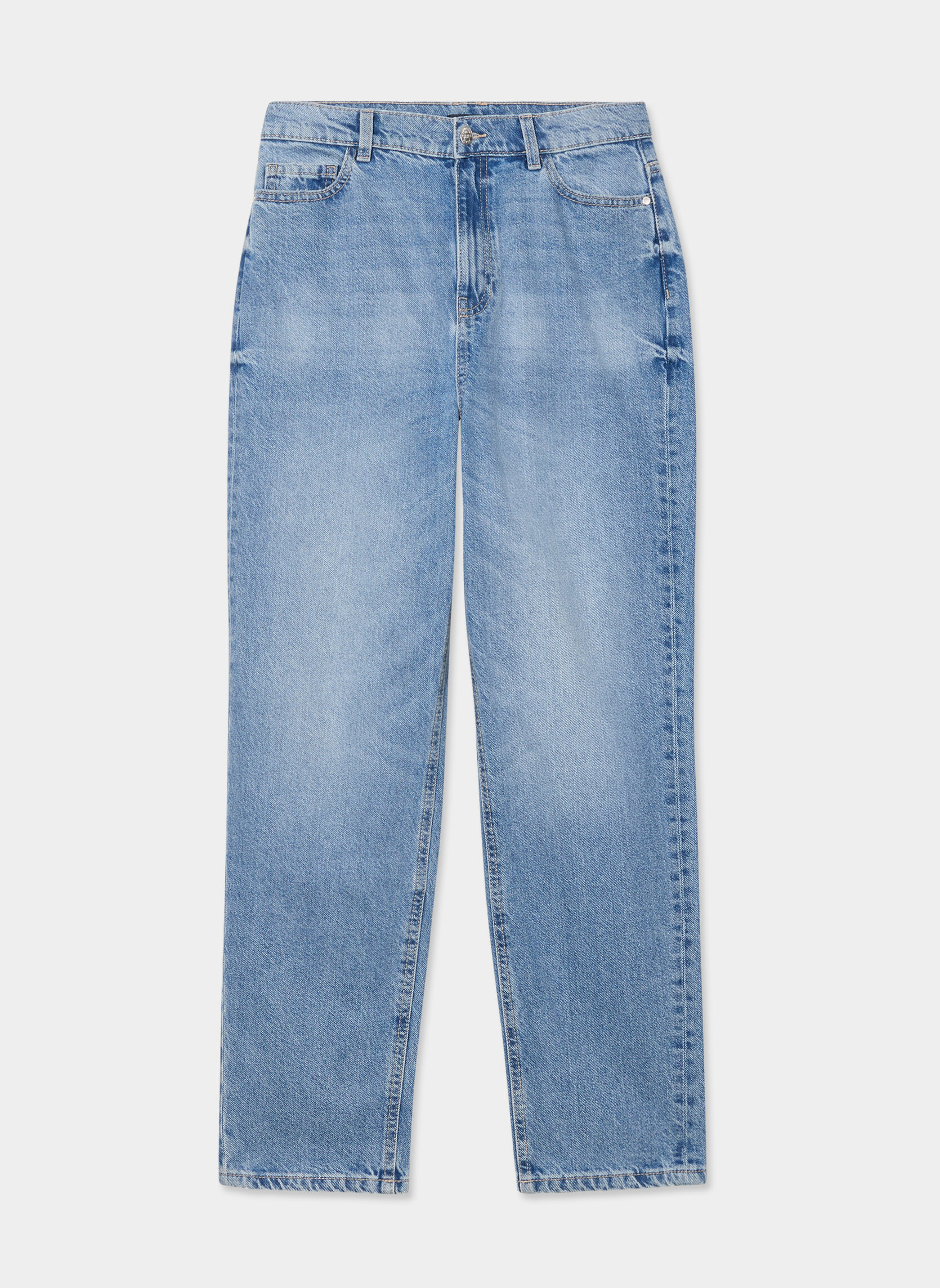 Jeans droit Jean - CRE3_DMOMATH25 femme bleu CREEKS Jeans droit Jean - CRE3_DMOMATH25 femme bleu Bleu denim