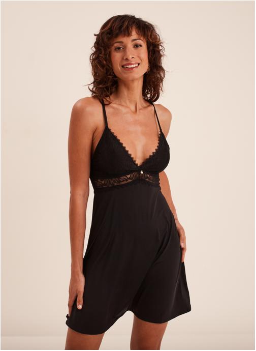 Mosquitos Nuisettes Nuisette - INDISCRETENUISETTE femme noir