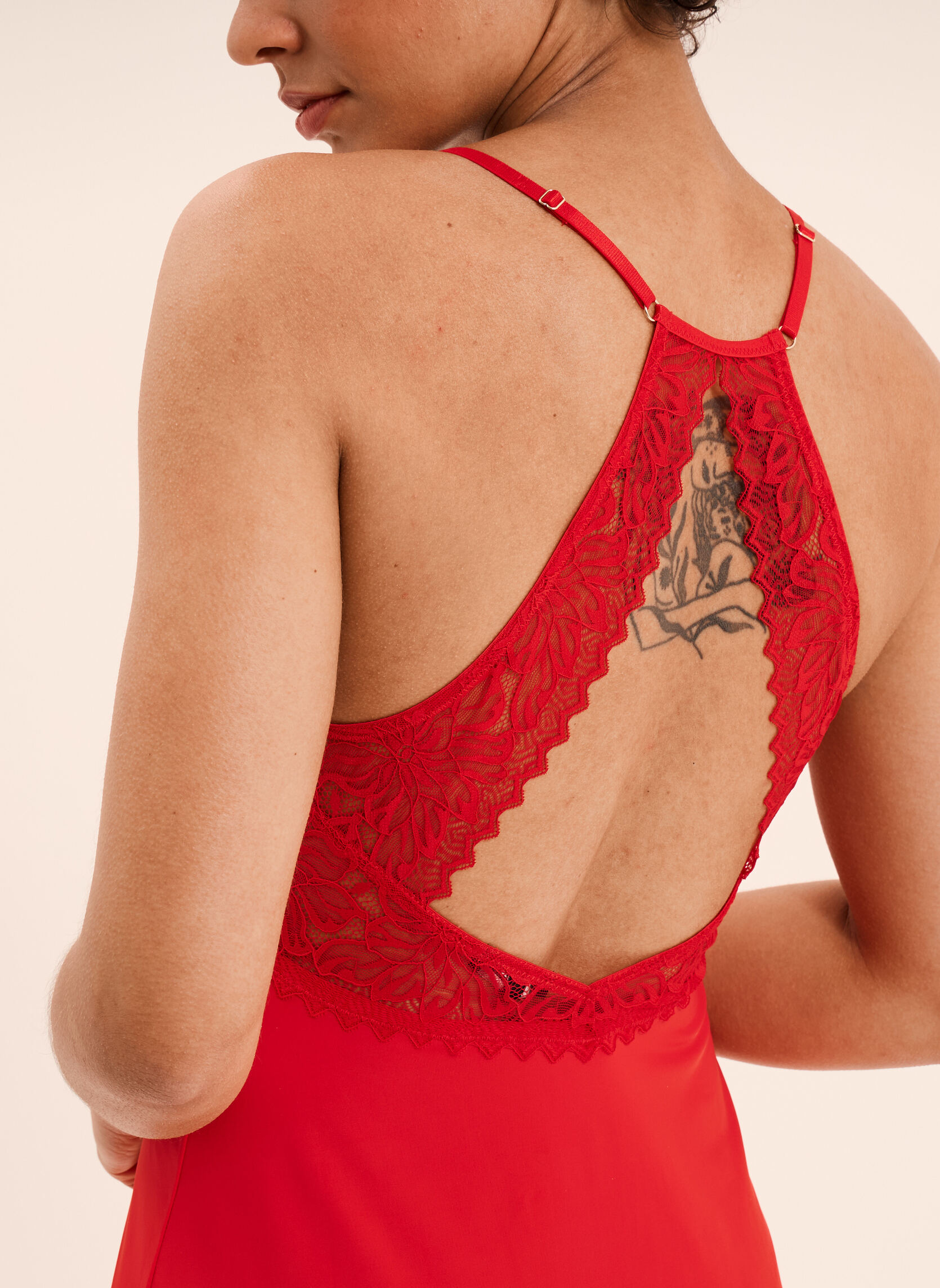 Nuisettes INDISCRETENUISETTE femme rouge Mosquitos Nuisettes INDISCRETENUISETTE femme rouge Rouge