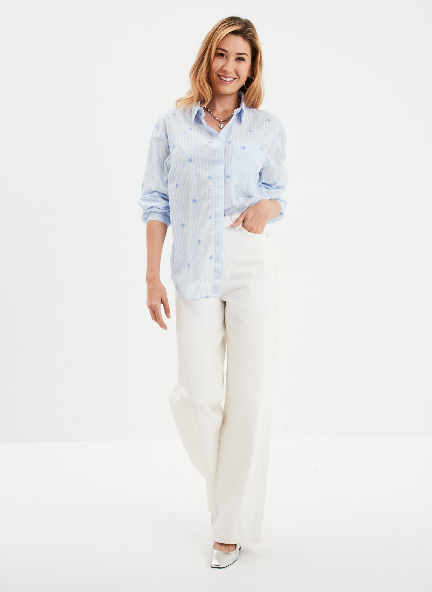 Chemises Chemisier, tunique - CRE3_CHEMBROD femme bleu CREEKS Chemises Chemisier, tunique - CRE3_CHEMBROD femme bleu Bleu clair
