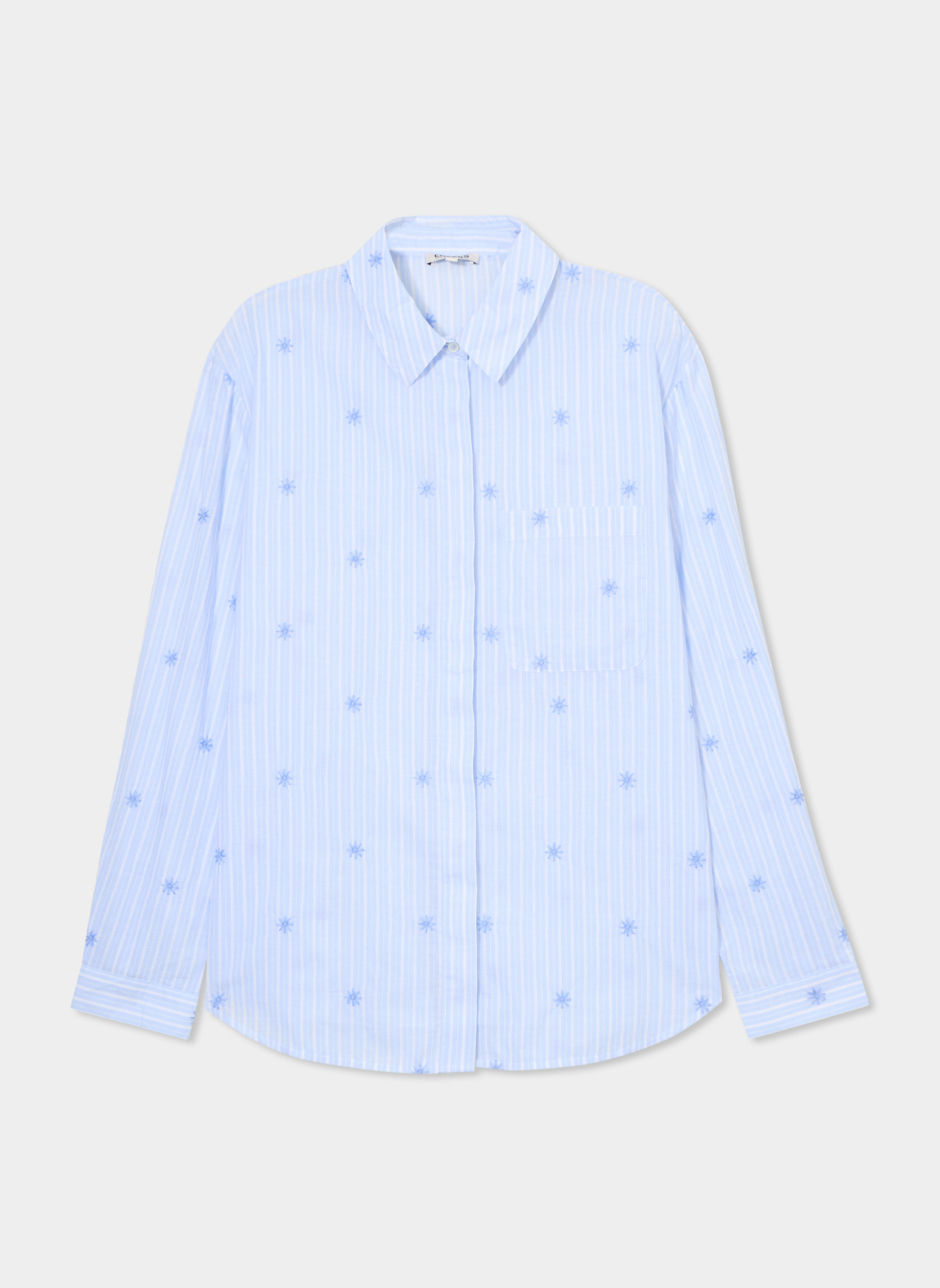 Chemises Chemisier, tunique - CRE3_CHEMBROD femme bleu CREEKS Chemises Chemisier, tunique - CRE3_CHEMBROD femme bleu Bleu clair