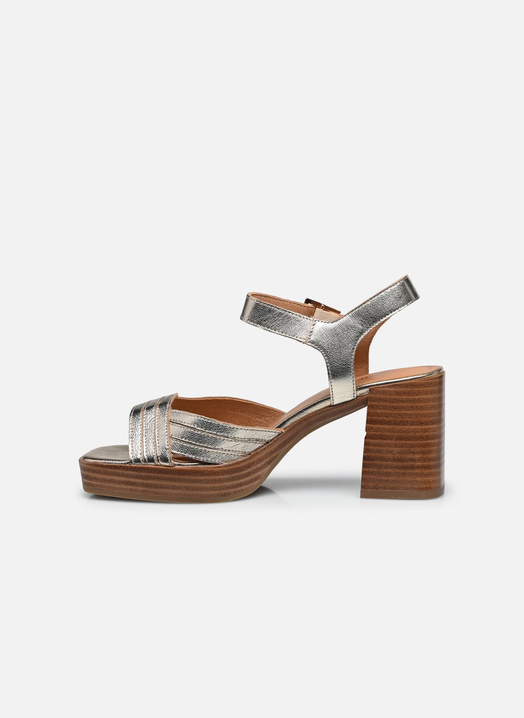 Sandales Melina femme or et bronze Karston Sandales Melina femme or et bronze Platine