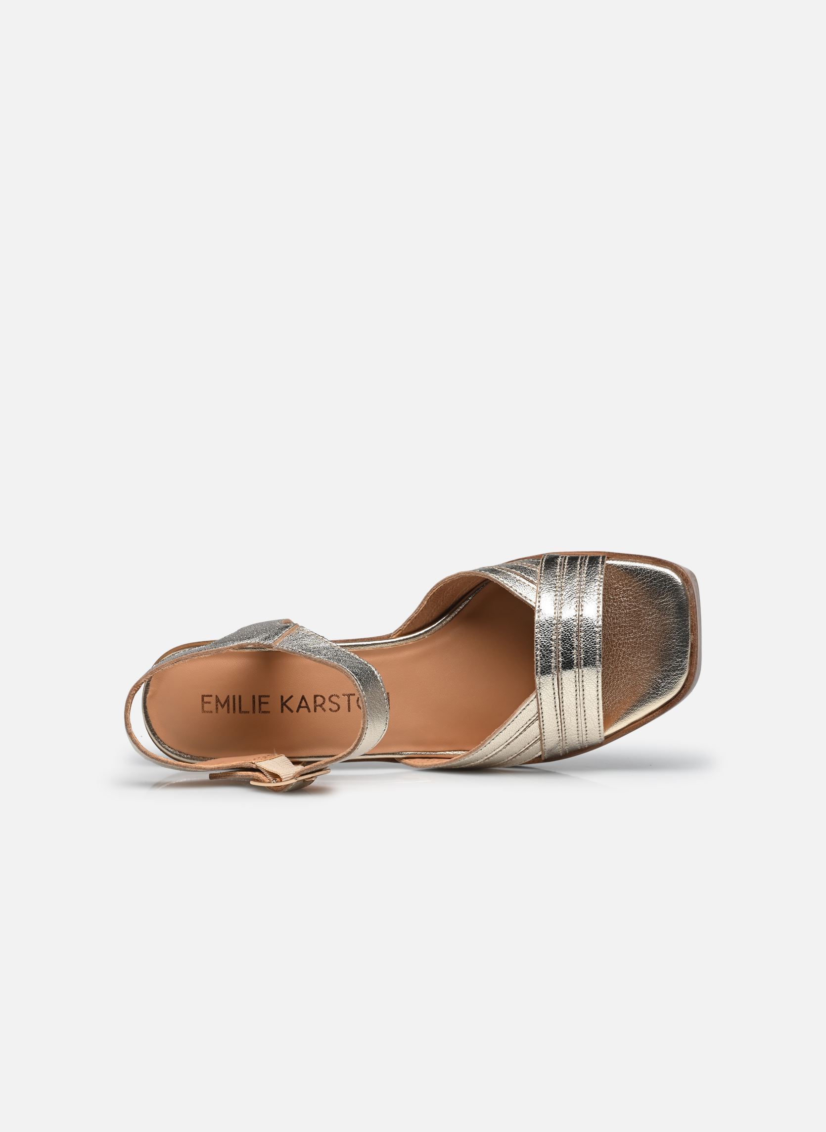 Sandales Melina femme or et bronze Karston Sandales Melina femme or et bronze Platine