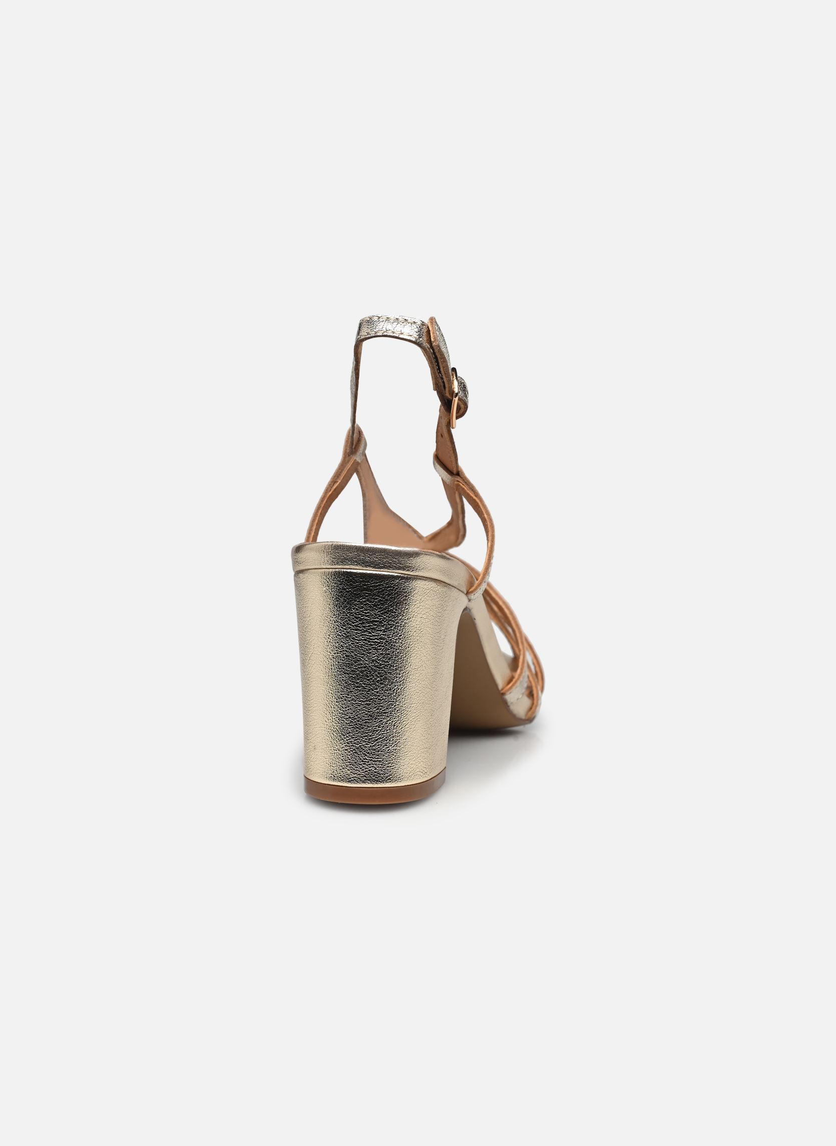 Sandales Louane femme or et bronze Karston Sandales Louane femme or et bronze Platine
