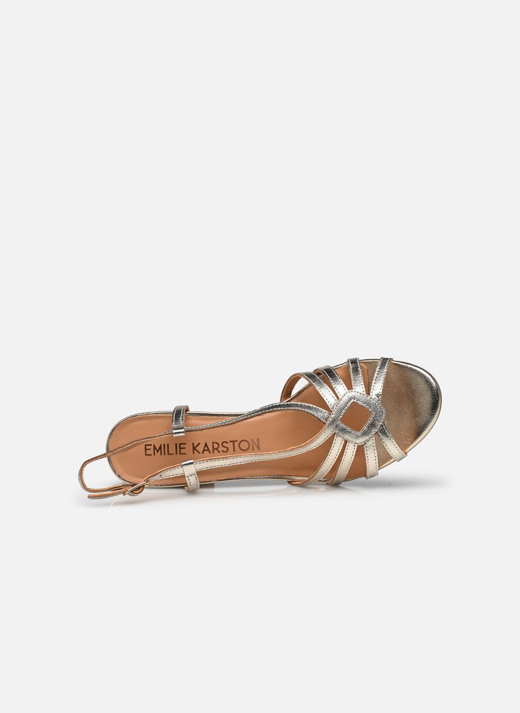 Sandales Louane femme or et bronze Karston Sandales Louane femme or et bronze Platine