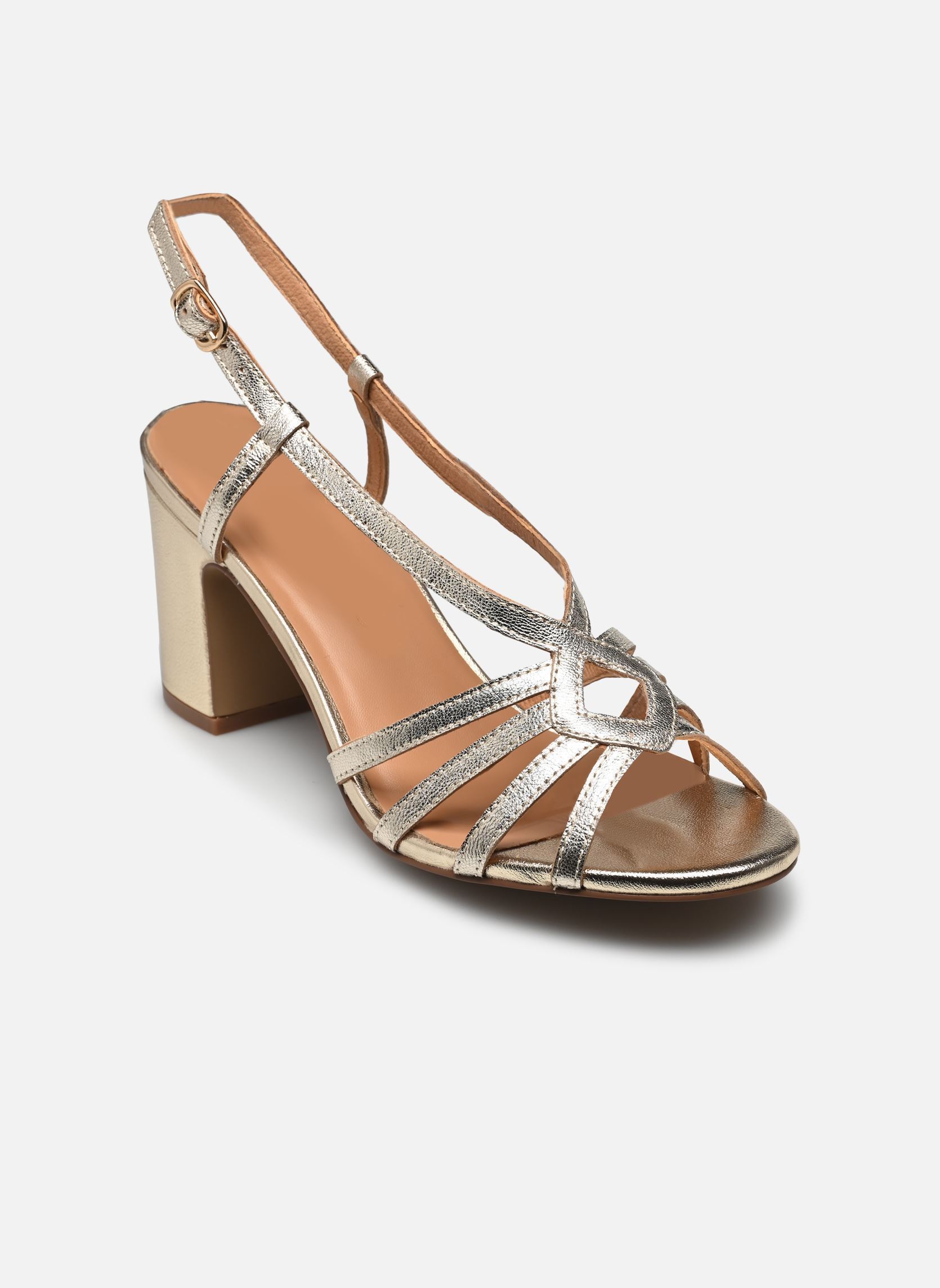 Sandales Louane femme or et bronze Karston Sandales Louane femme or et bronze Platine