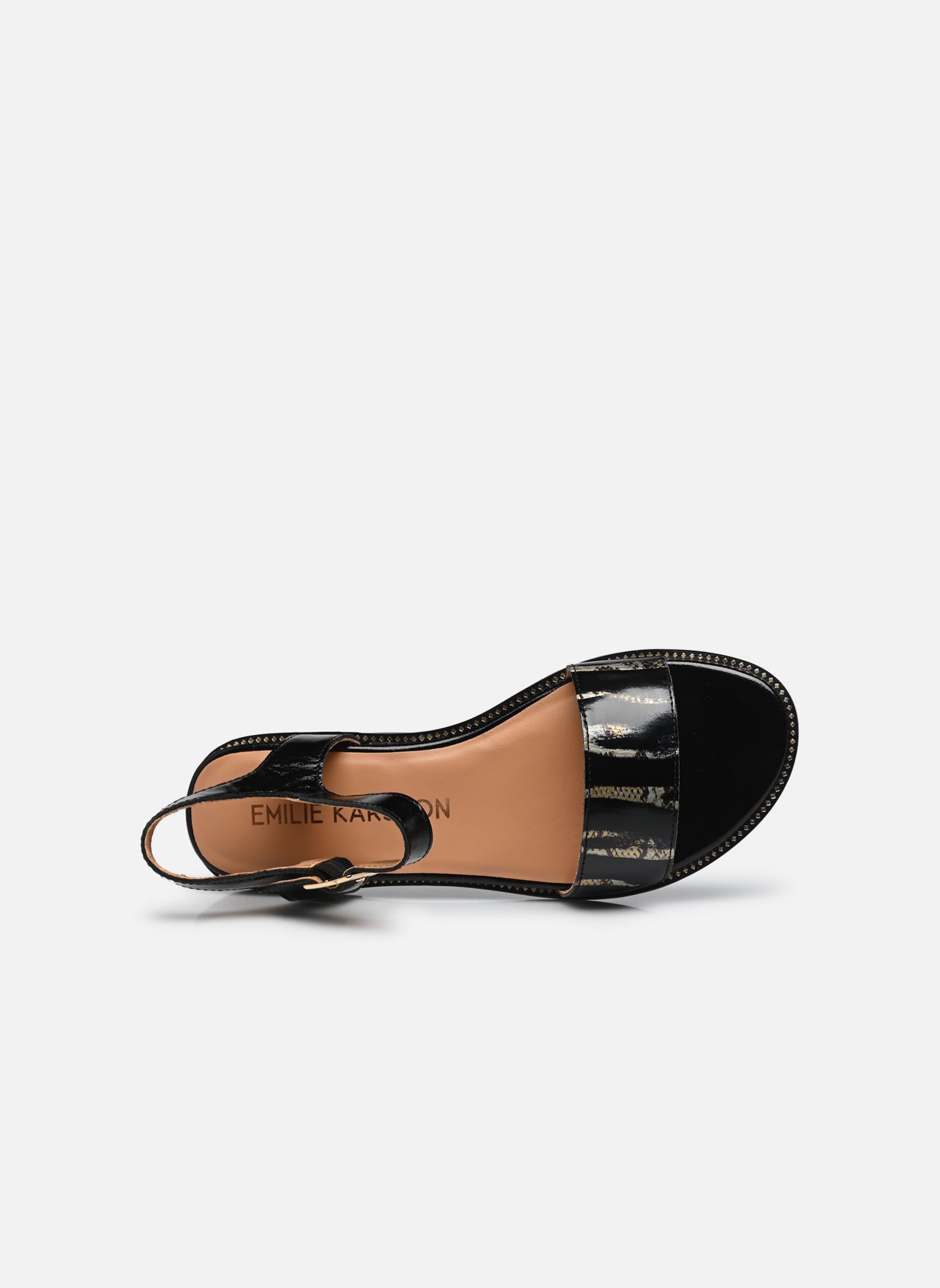 Sandali piatti Ines donna nero Karston Sandali piatti Ines donna nero Noir