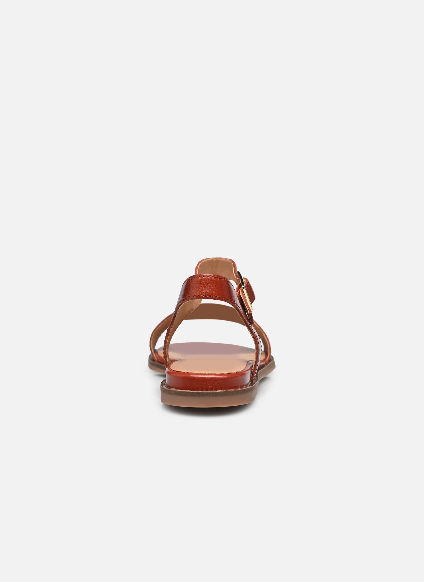 Flache Sandalen Ines damen braun Karston Flache Sandalen Ines damen braun Cognac