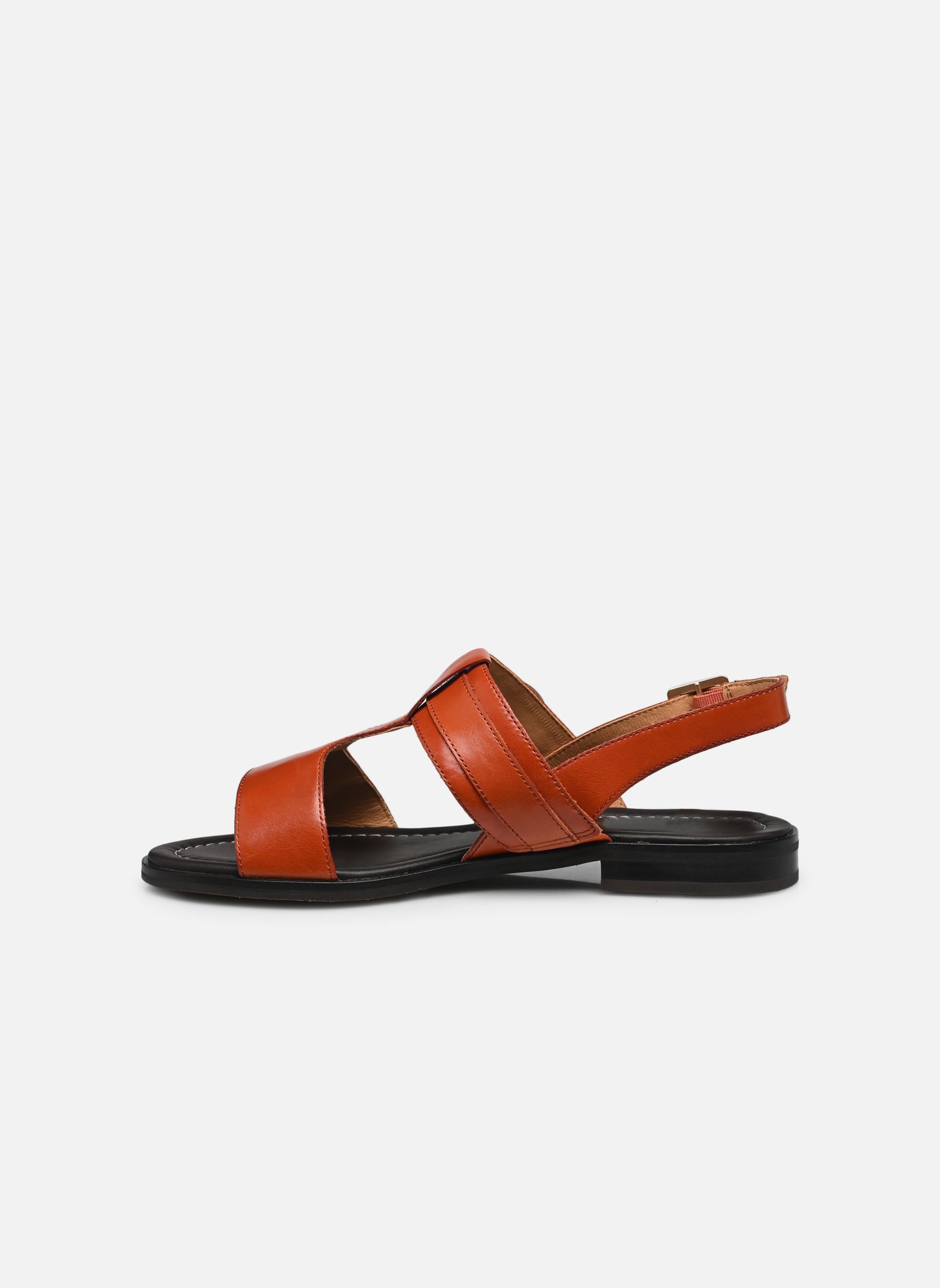 Flache Sandalen Gretta damen braun Karston Flache Sandalen Gretta damen braun Noisette