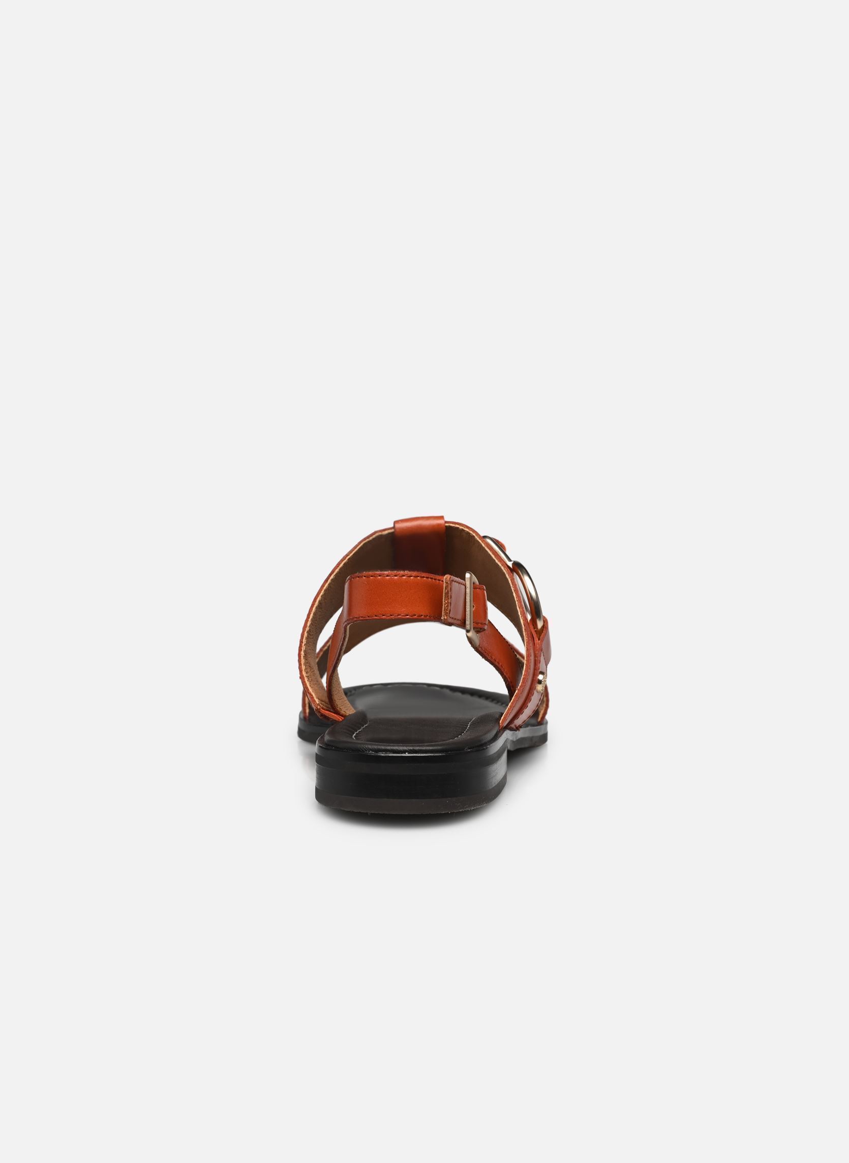 Flache Sandalen Gretta damen braun Karston Flache Sandalen Gretta damen braun Noisette
