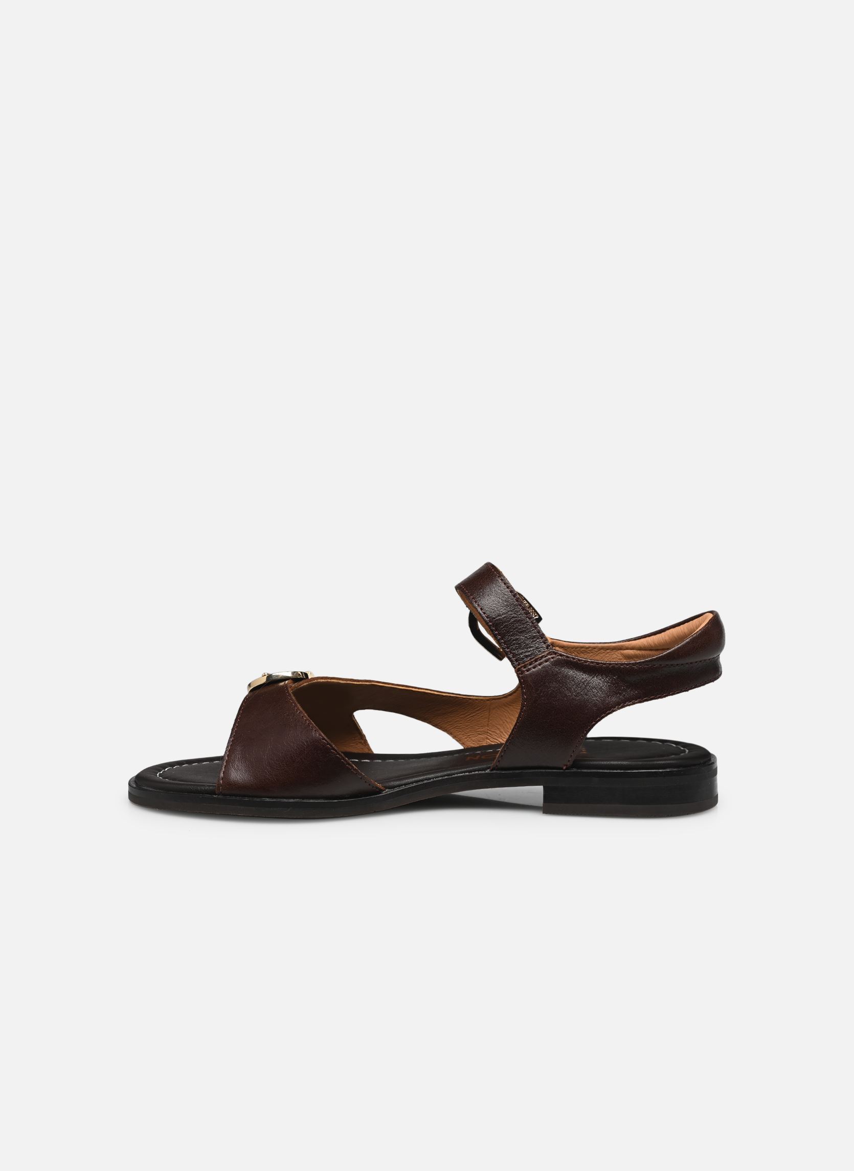 Sandales plates Fiona femme marron Karston Sandales plates Fiona femme marron marron