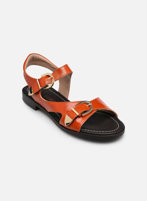 Karston Flache Sandalen Fiona damen orange