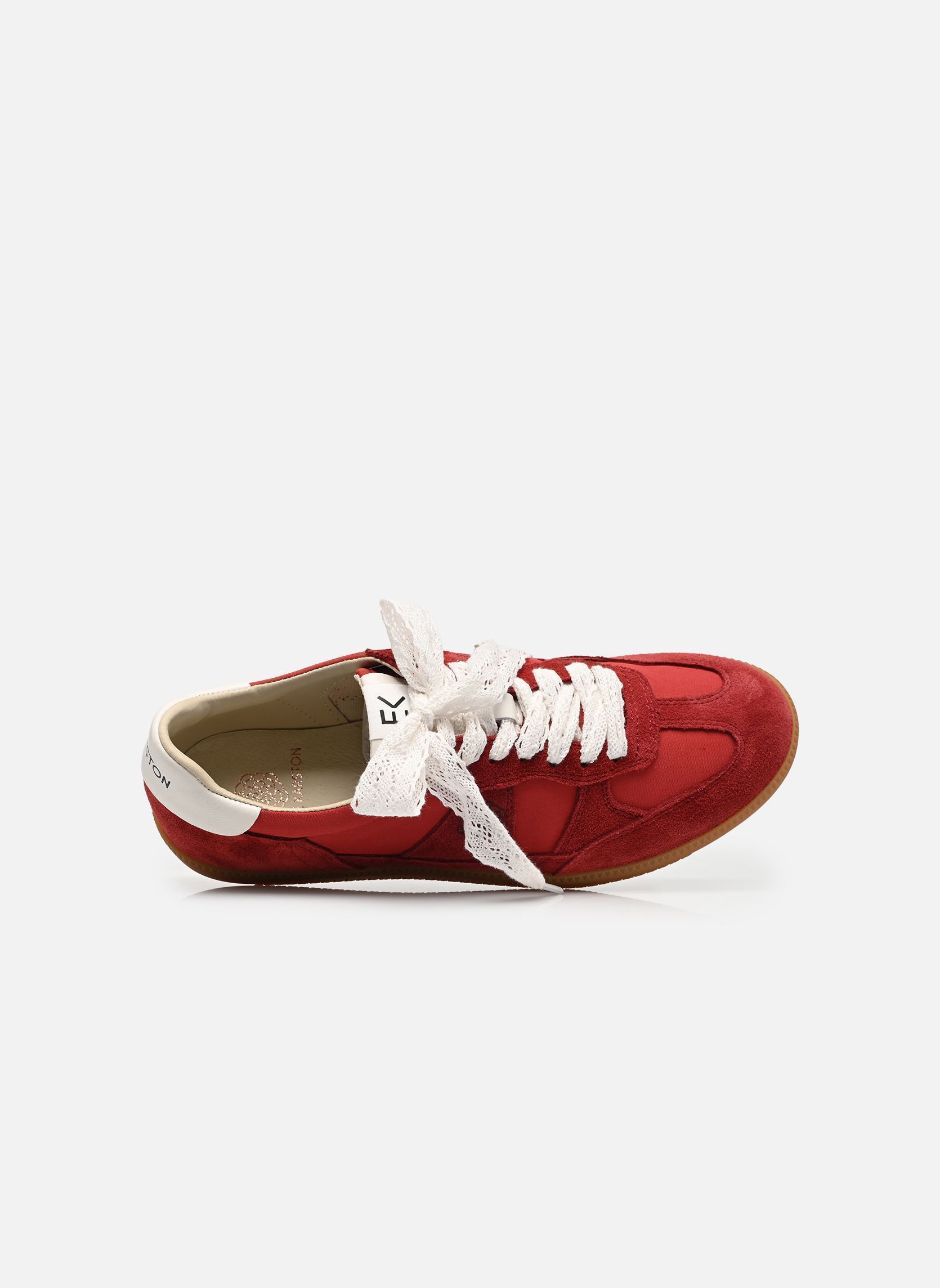 Baskets basses CHERRY femme rouge Karston Baskets basses CHERRY femme rouge BORDEAUX