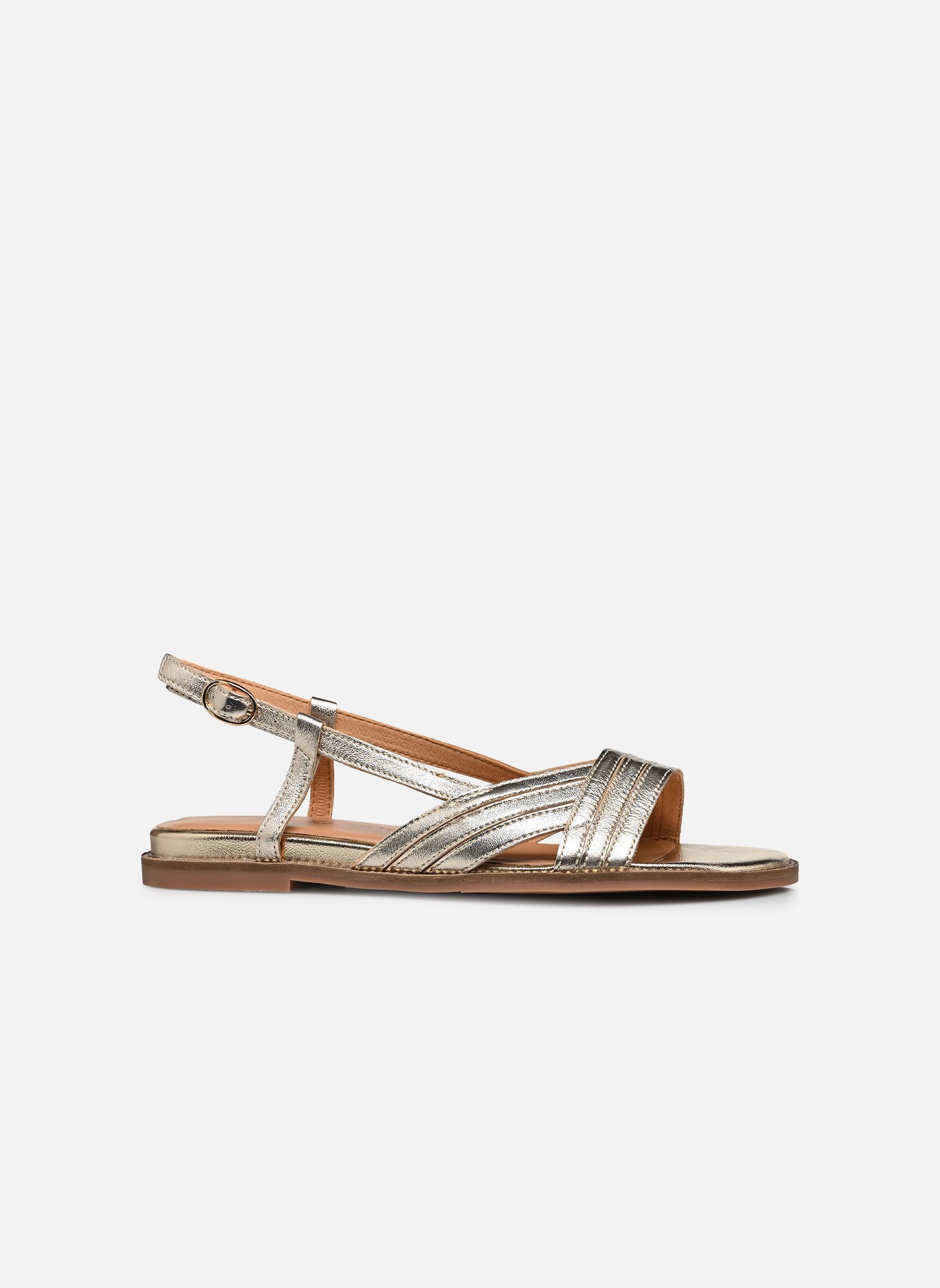 Flache Sandalen Anissa damen silber Karston Flache Sandalen Anissa damen silber Platine