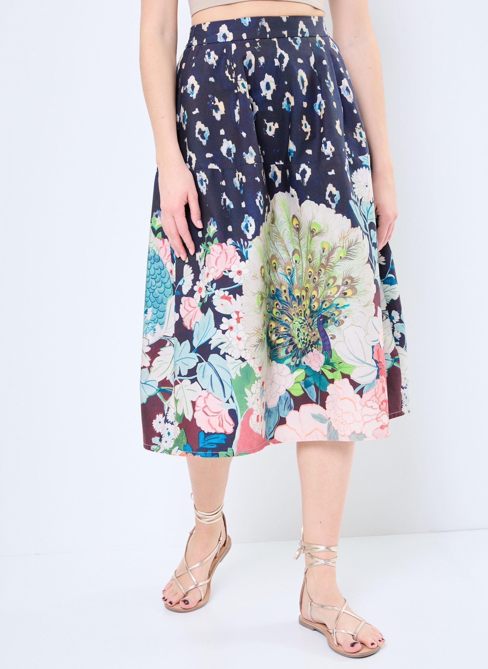 Jupes longues Jupe Beatrice femme bleu Stella Forest Jupes longues Jupe Beatrice femme bleu MARINE
