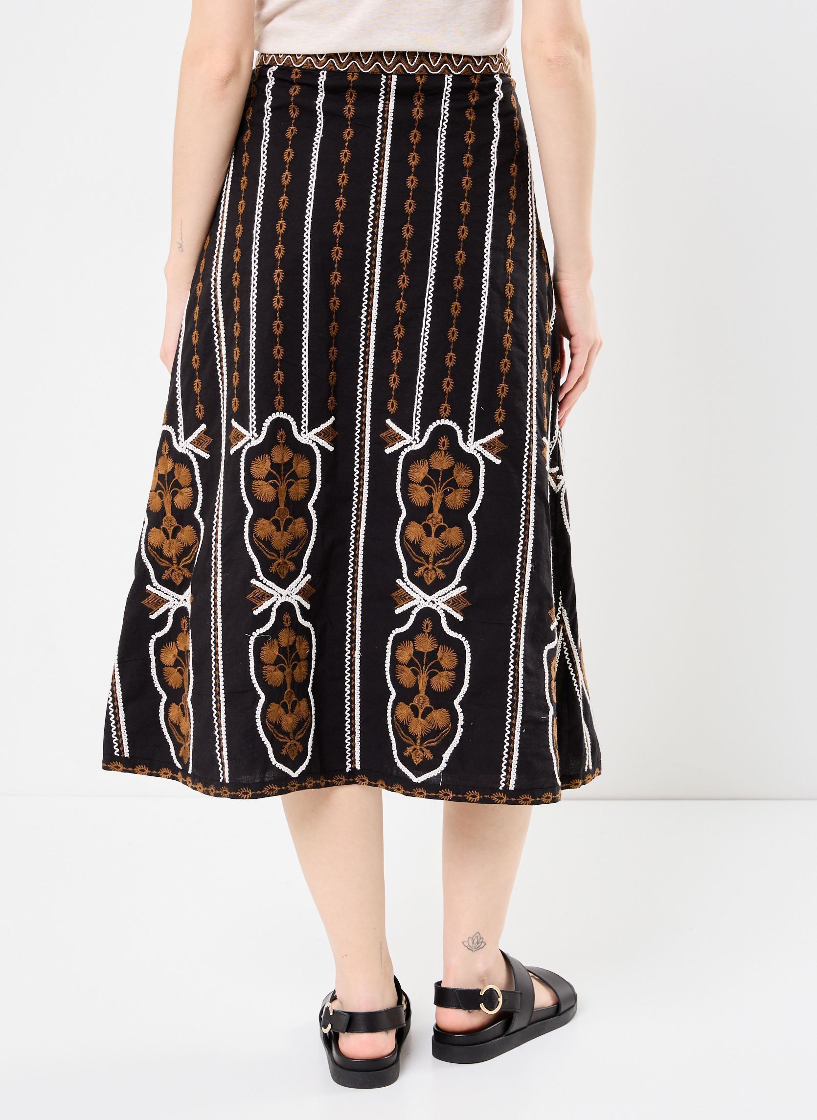 Jupes longues Jupe Longue Gwen femme noir Stella Forest Jupes longues Jupe Longue Gwen femme noir Noir