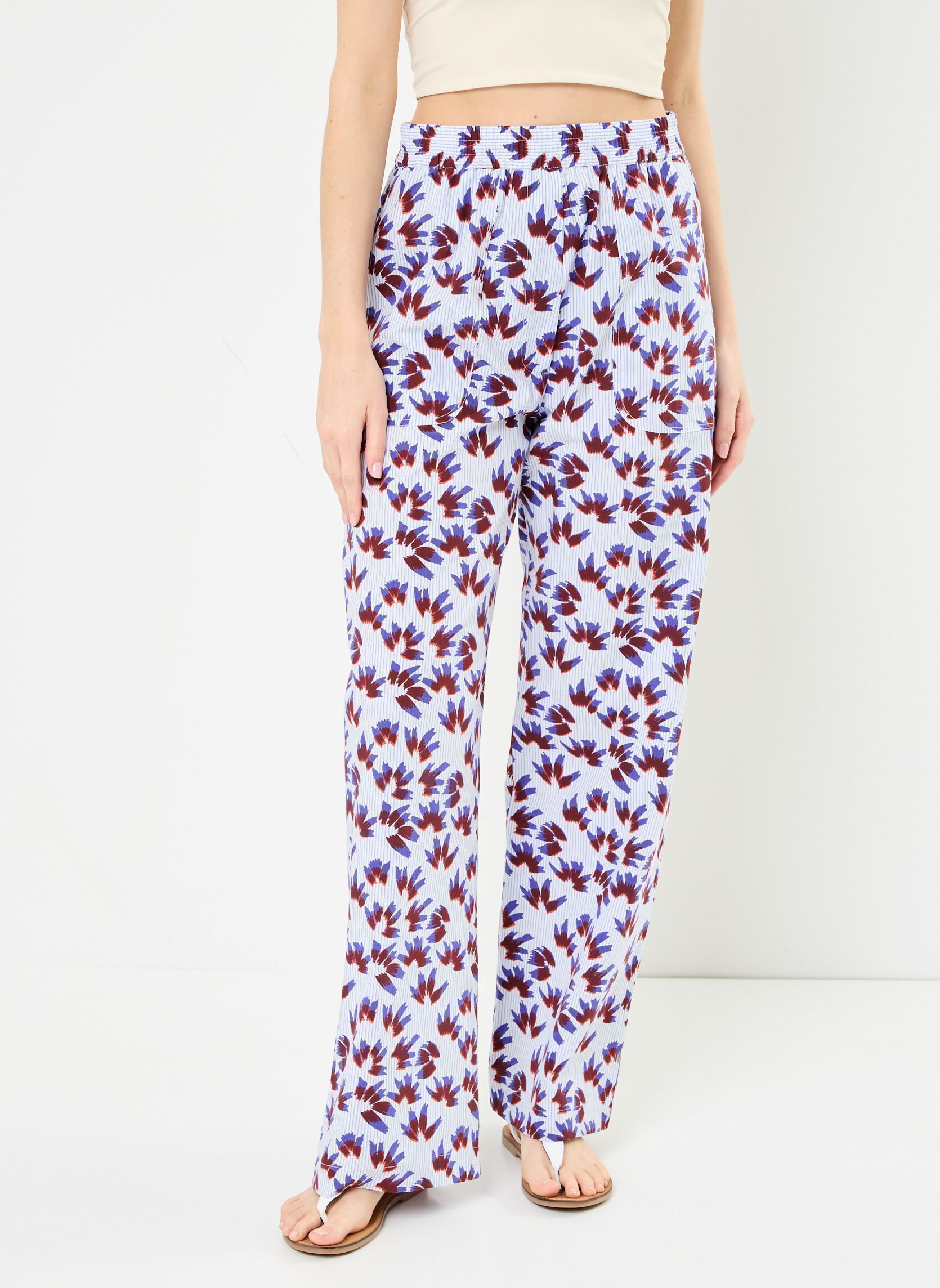 Pantalons larges Pantalon Louxor femme bleu Stella Forest Pantalons larges Pantalon Louxor femme bleu BLEU