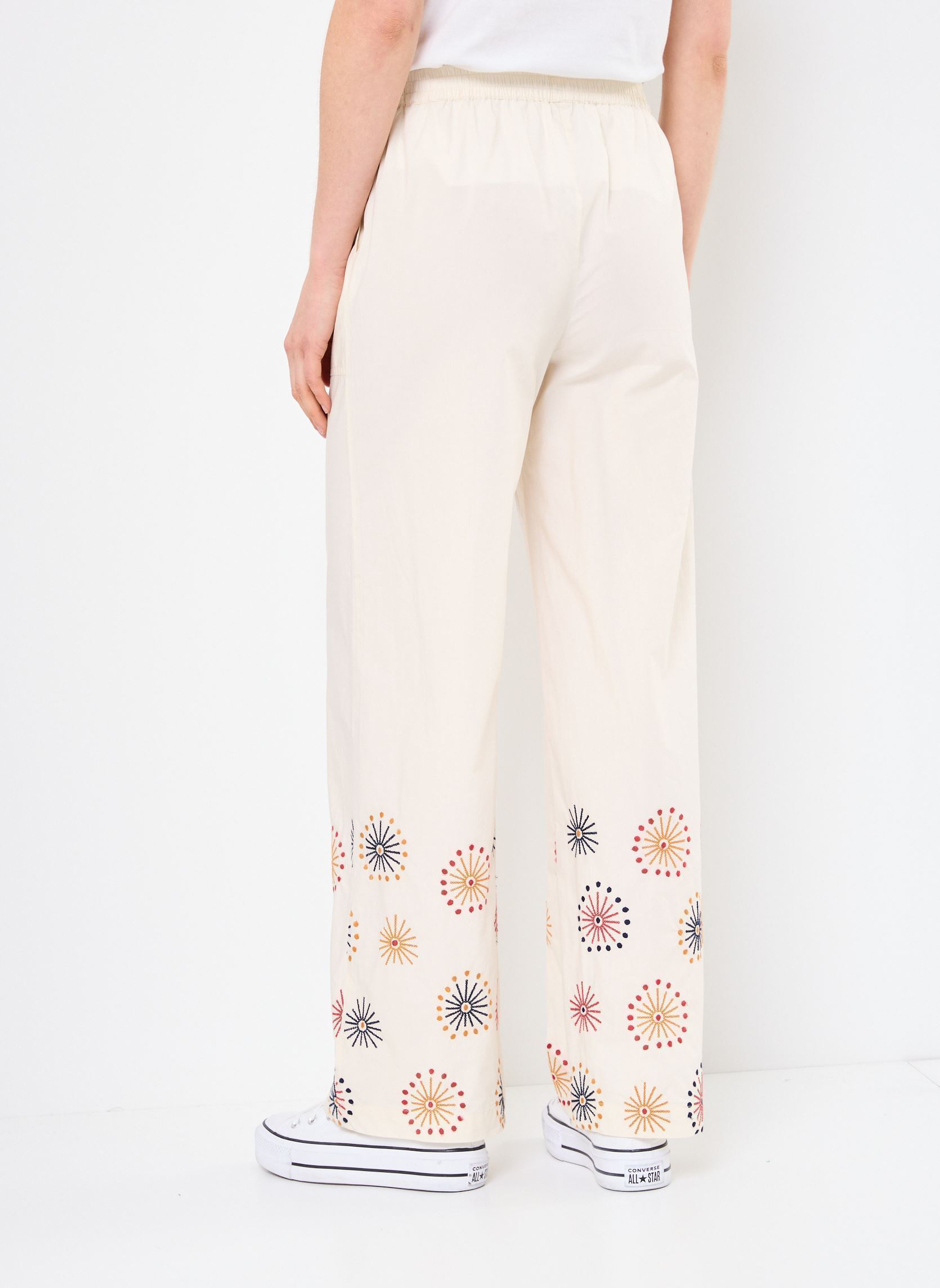 Pantalons larges Pantalon Oksanna femme blanc Stella Forest Pantalons larges Pantalon Oksanna femme blanc ECRU