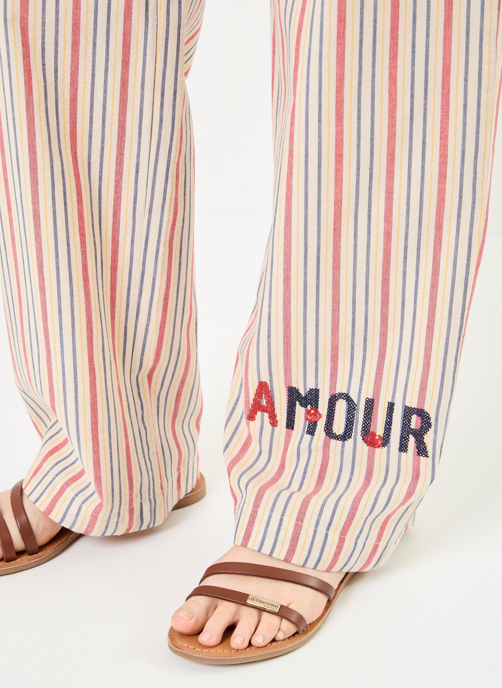 Pantalons larges Pantalon Victoire femme multicolore Stella Forest Pantalons larges Pantalon Victoire femme multicolore MULTICOLORE