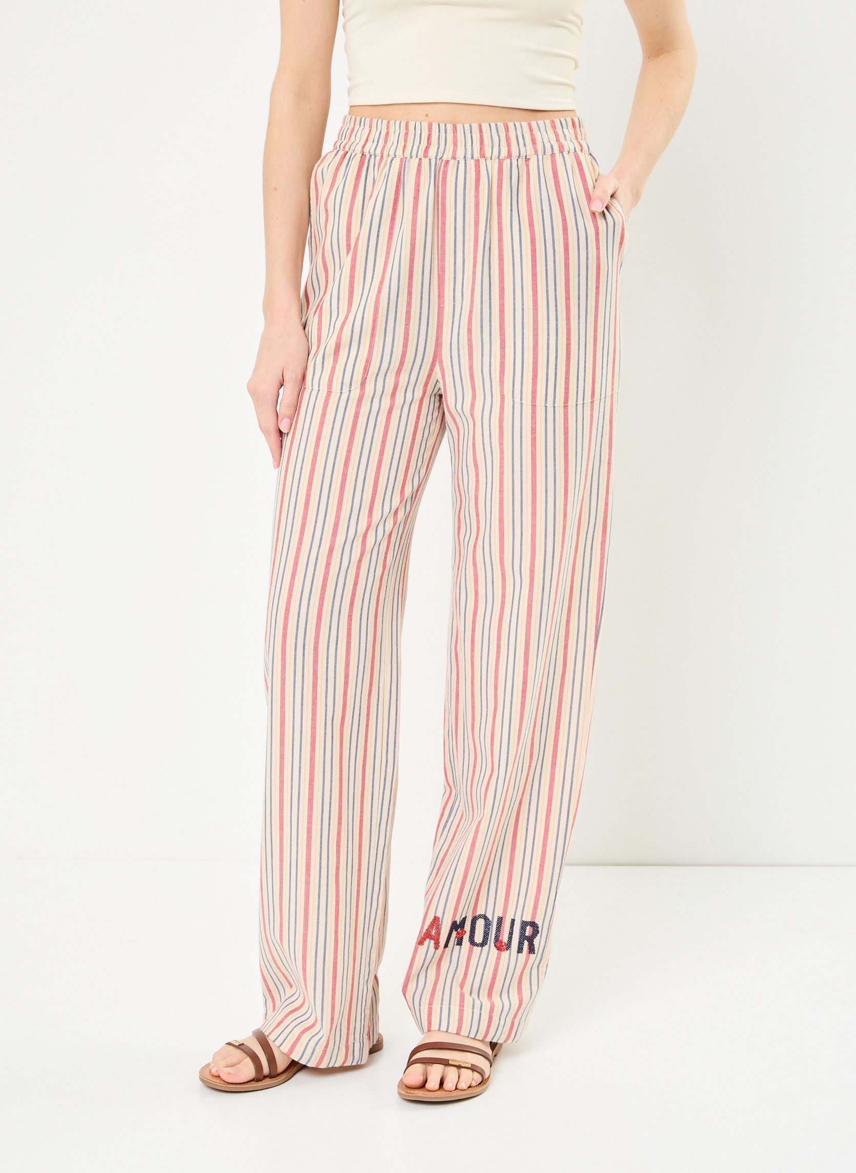 Pantalons larges Pantalon Victoire femme multicolore Stella Forest Pantalons larges Pantalon Victoire femme multicolore MULTICOLORE