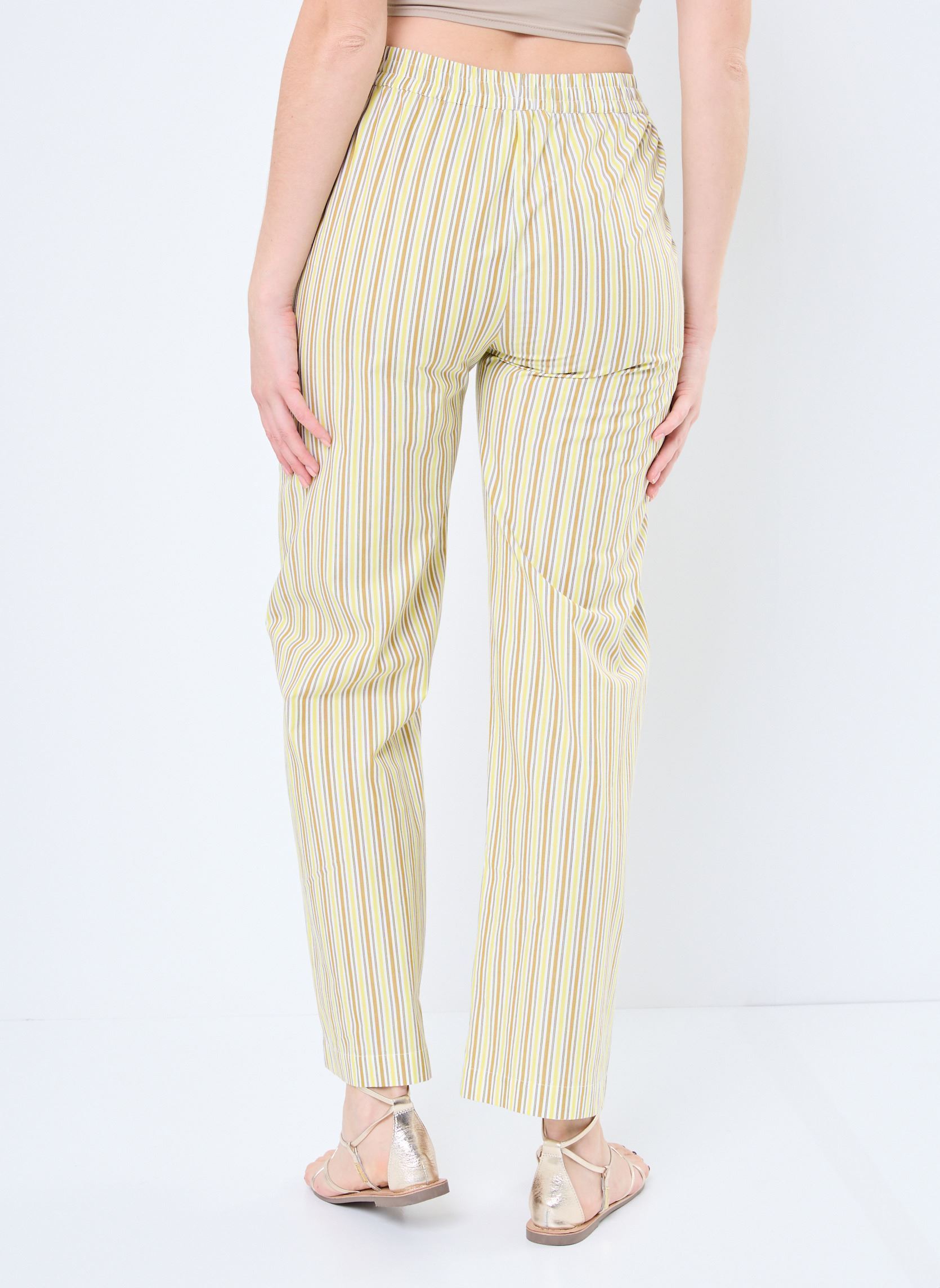 Pantalons larges Pantalon Syrup femme jaune Stella Forest Pantalons larges Pantalon Syrup femme jaune JAUNE