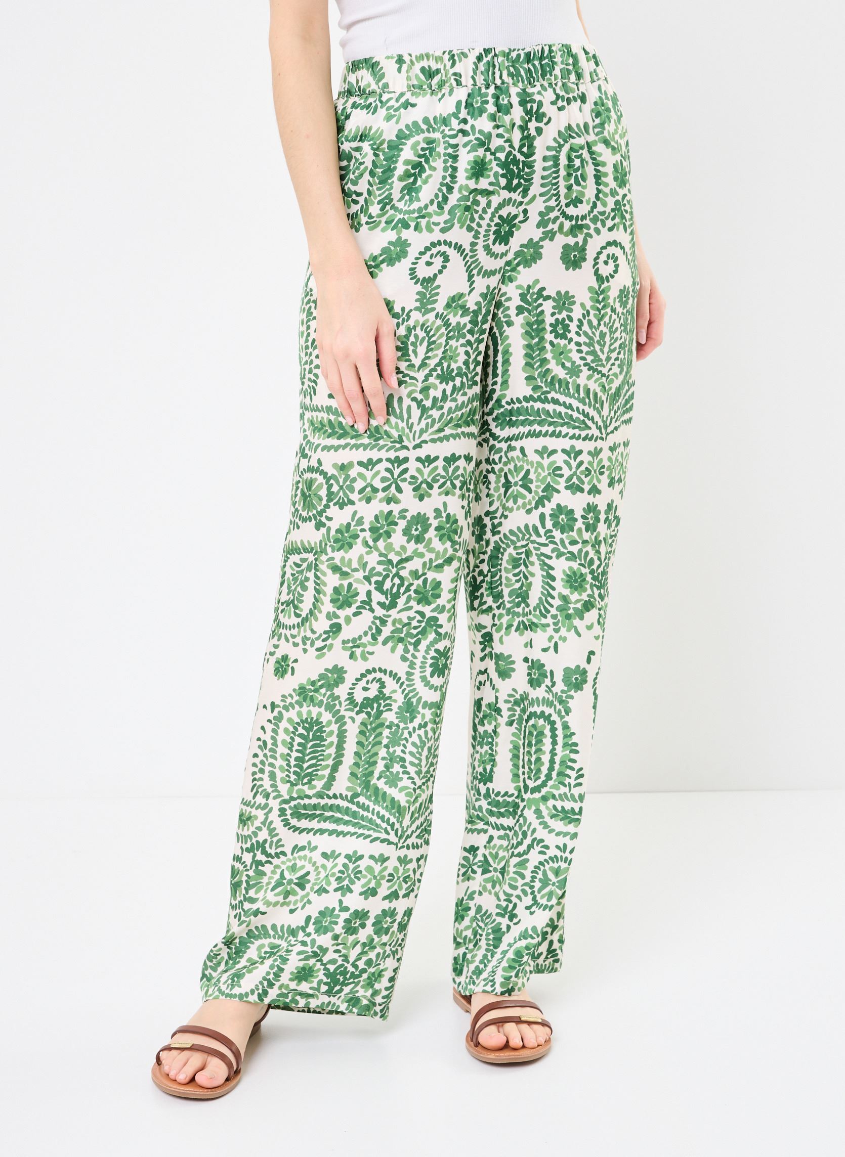 Pantalons larges Pantalon Abril femme vert Stella Forest Pantalons larges Pantalon Abril femme vert MEKONG