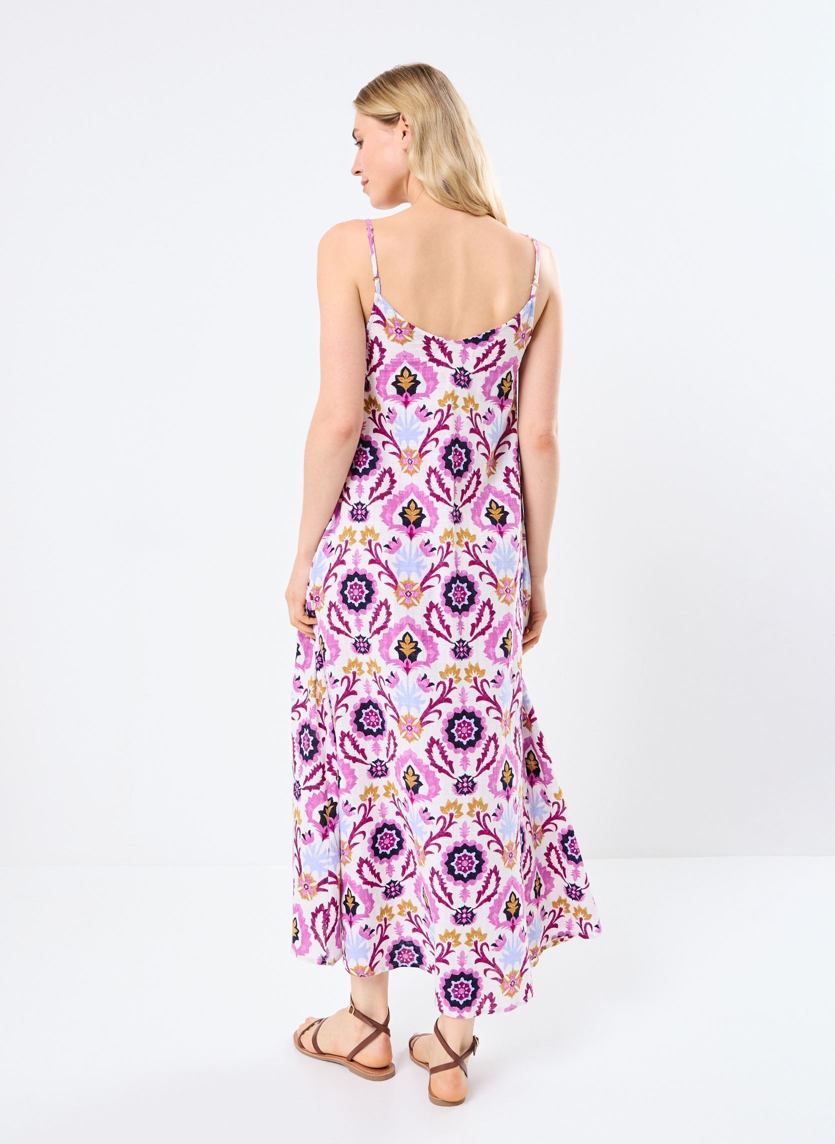 Robes longues Robe Bretelle Yucatan femme rose Stella Forest Robes longues Robe Bretelle Yucatan femme rose ROSE