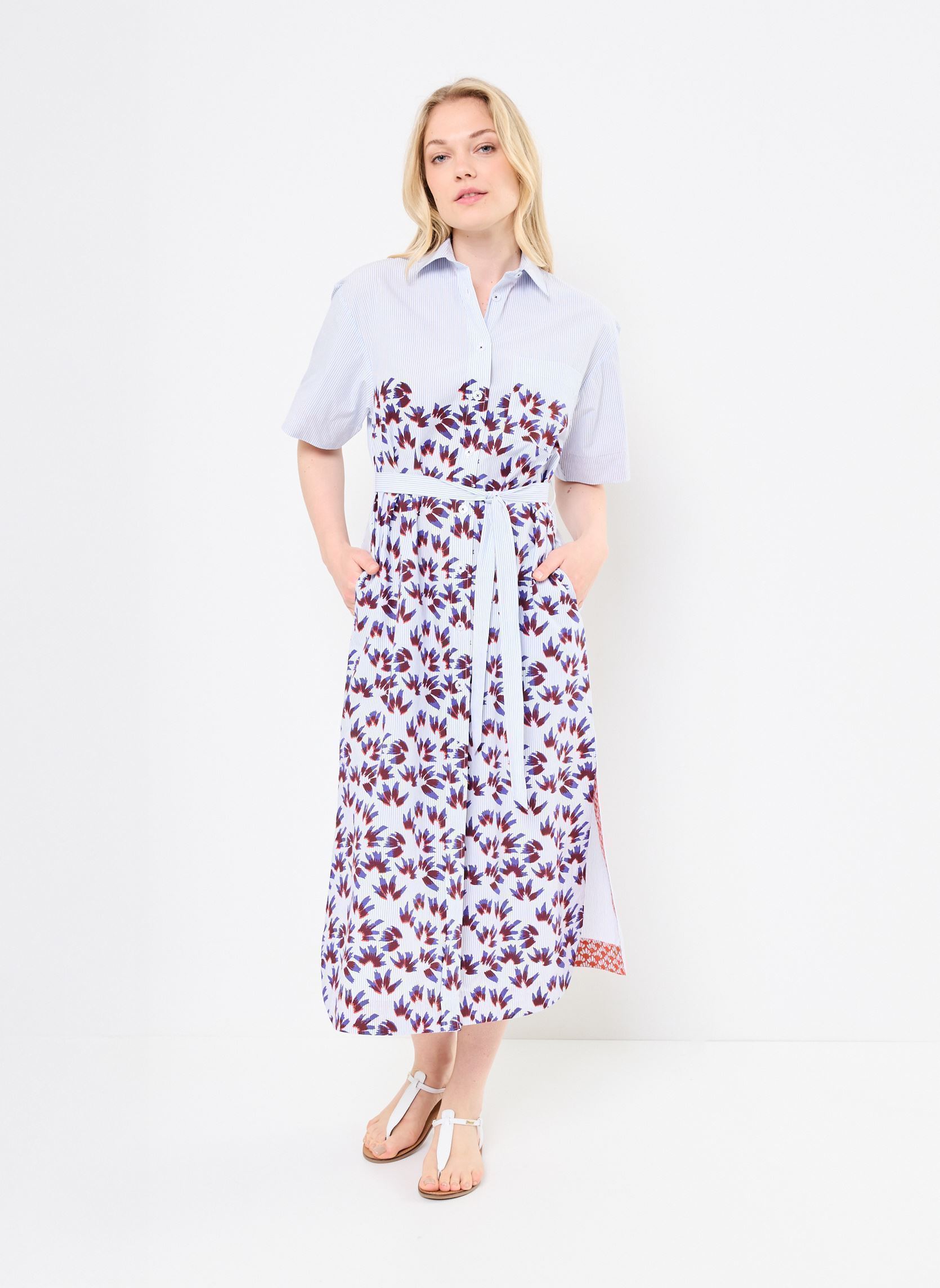 Vestidos largos Robe Louxor mujer azul Stella Forest Vestidos largos Robe Louxor mujer azul BLEU